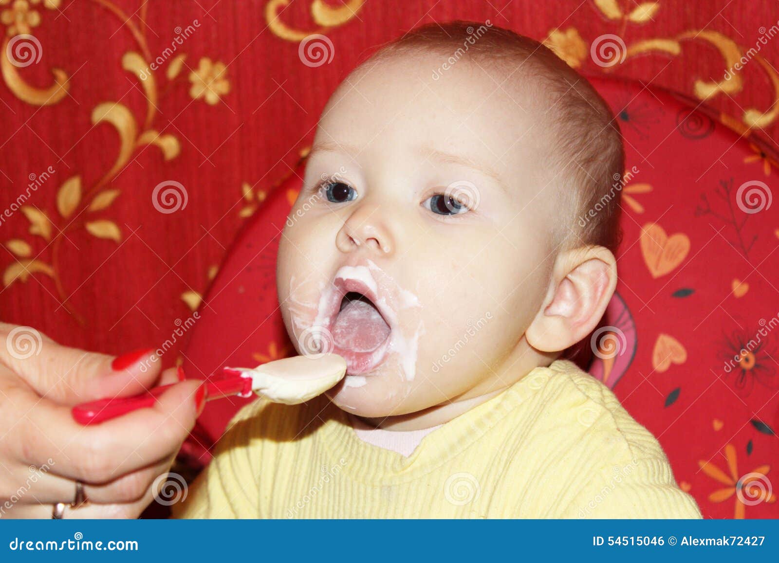 Nursing of little baby stock photo. Image of happy, caucasian 54515046