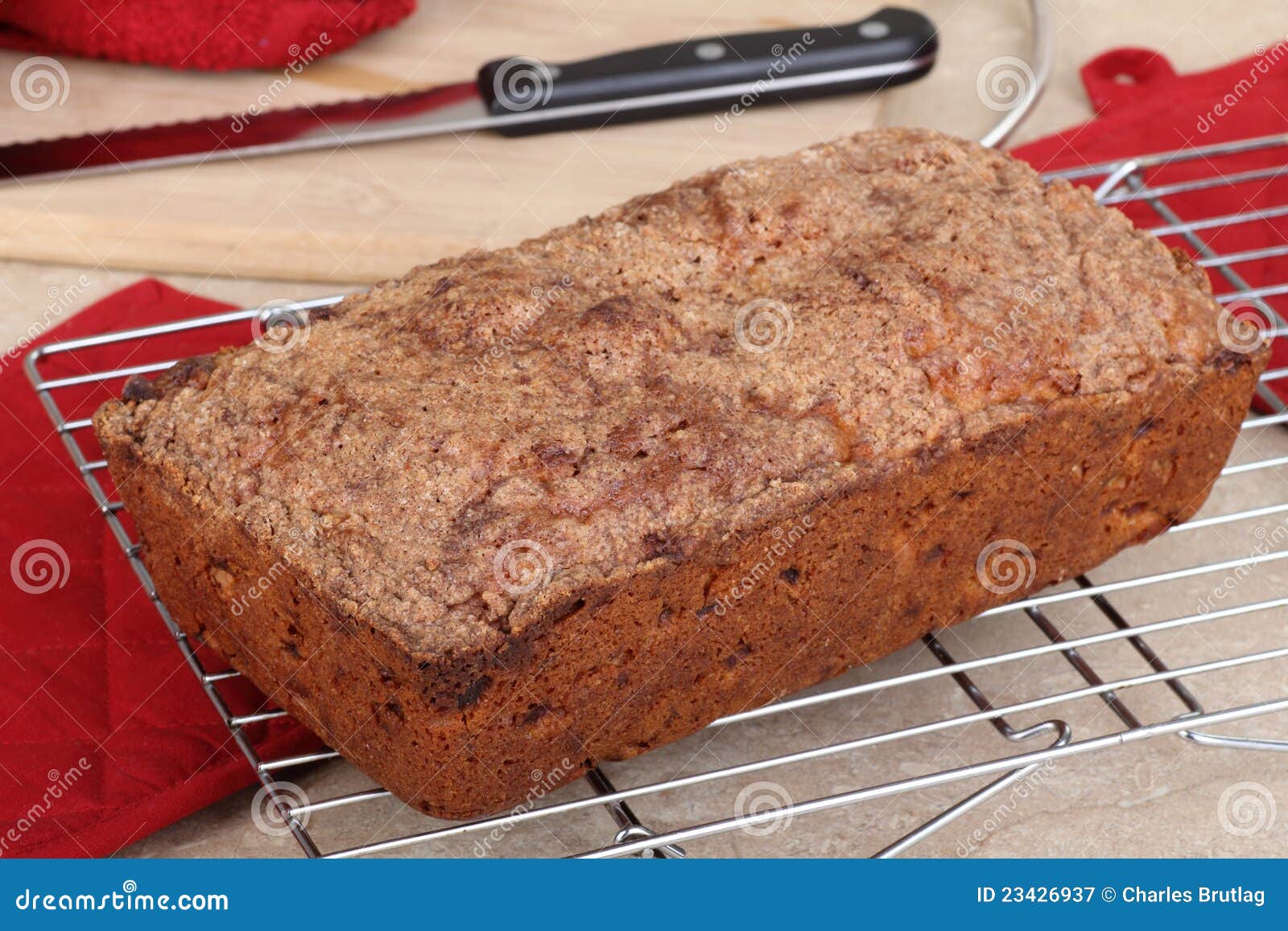 Nut Bread Loaf stock image. Image of bread, cooling, sweet 23426937