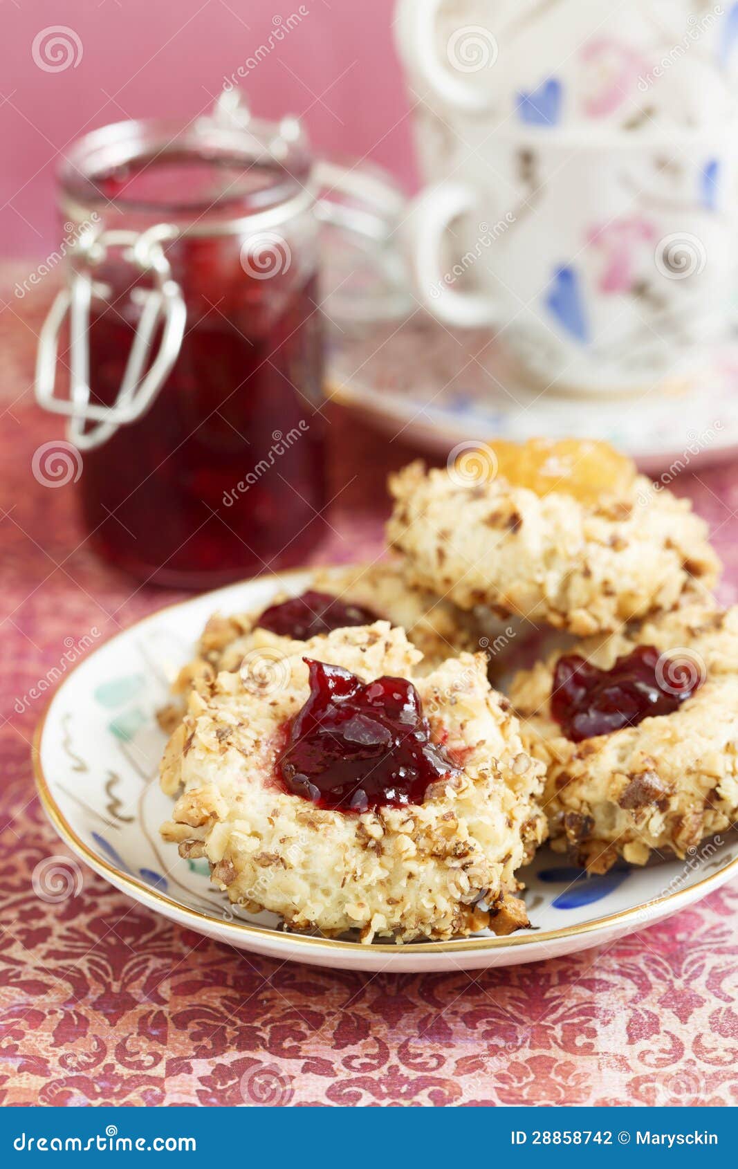 Nut and fruit cookies stock photo. Image of peel, almond 28858742