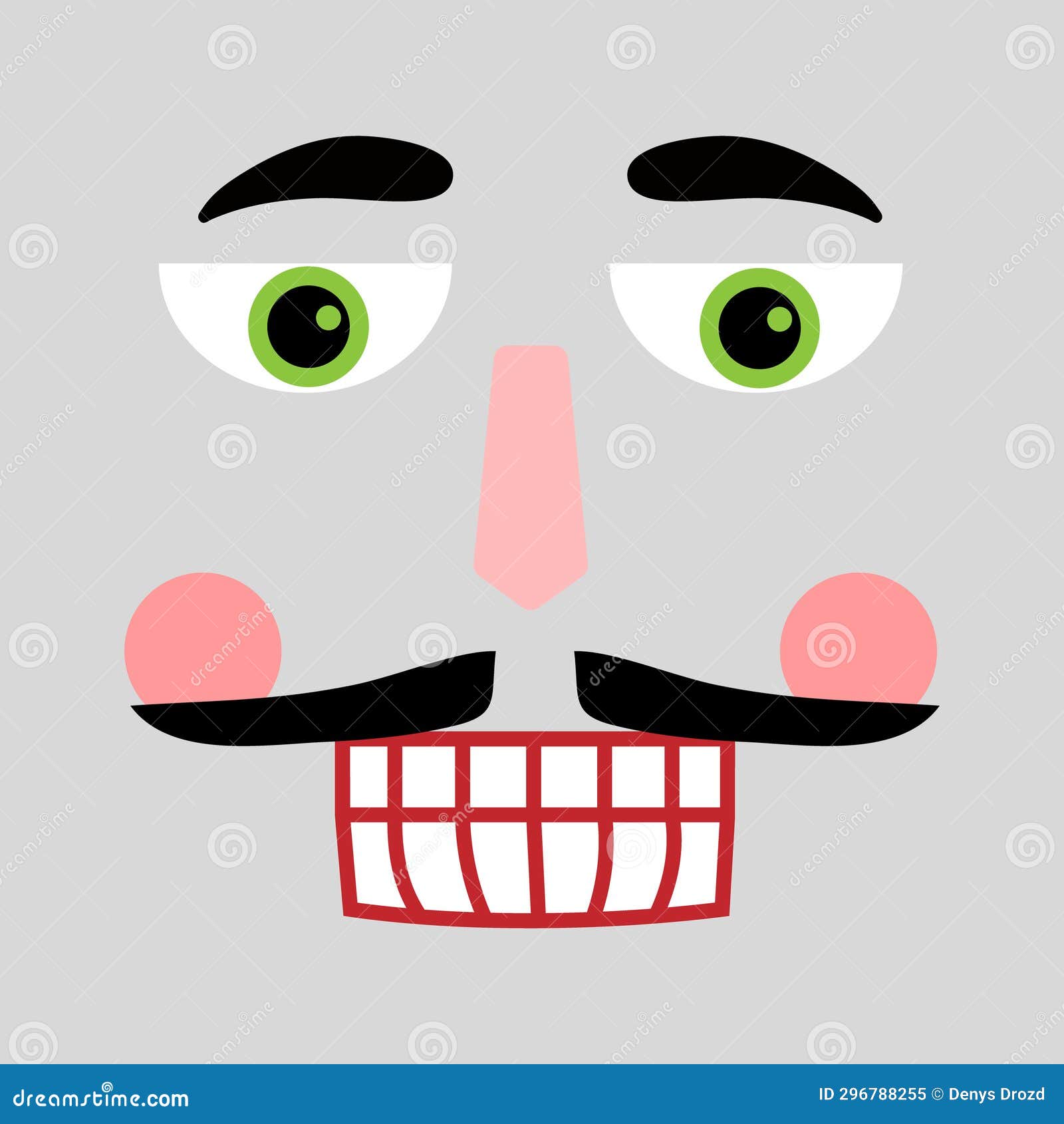 Nutcracker Face Icon Vector. Nutcracker Illustration Sign. Ballet ...