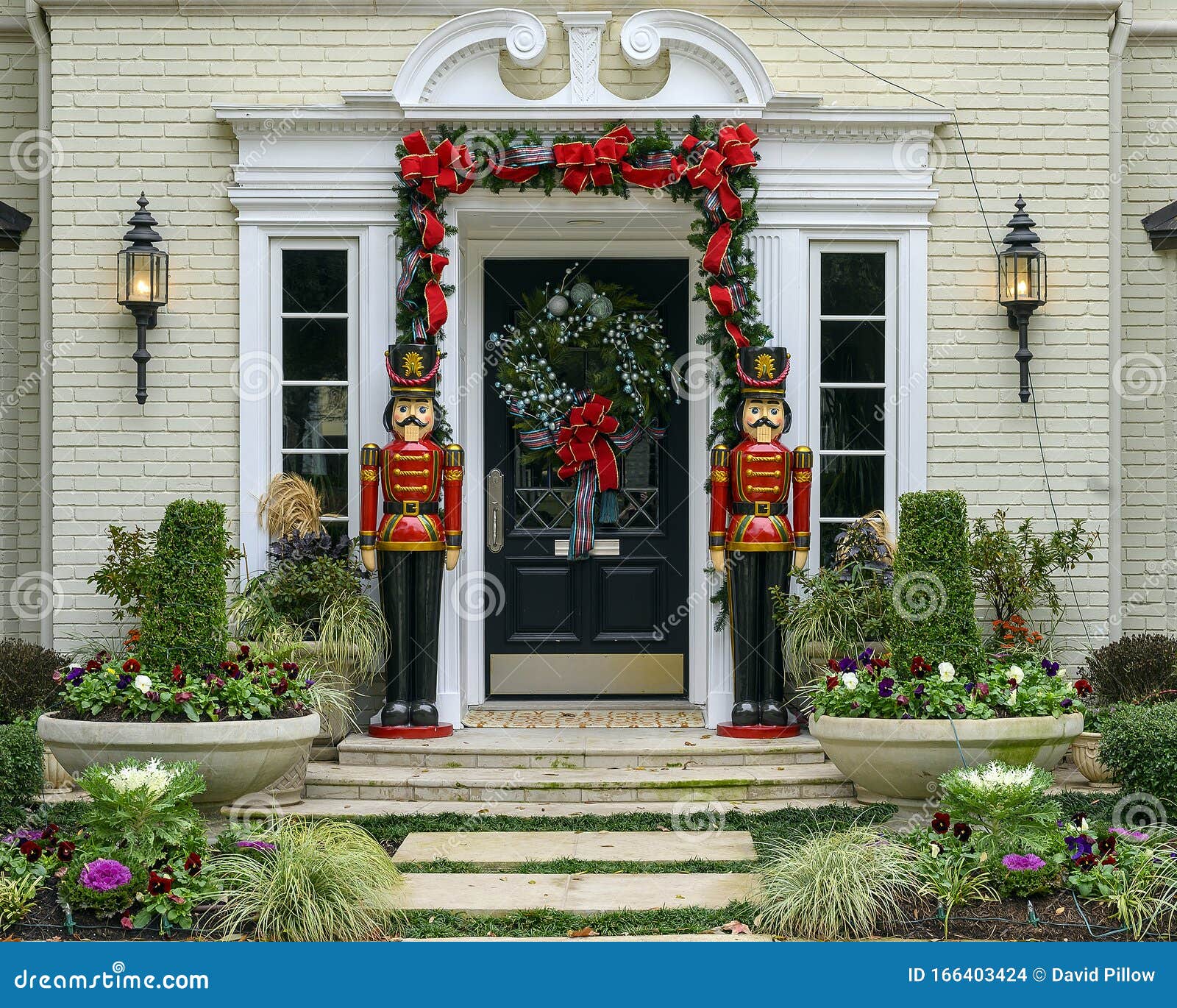 Nutcracker Solidier Standing Guard Protecting a House in Dallas, Texas ...