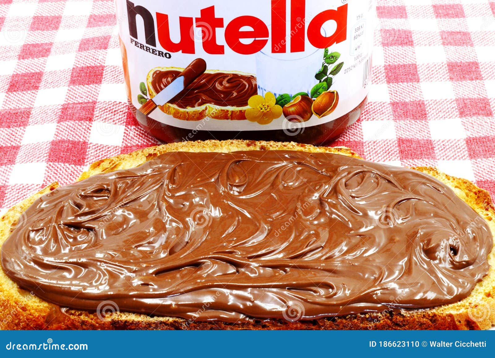 Nutella Hazelnut Spread Jar Editorial Image | CartoonDealer.com #80040232