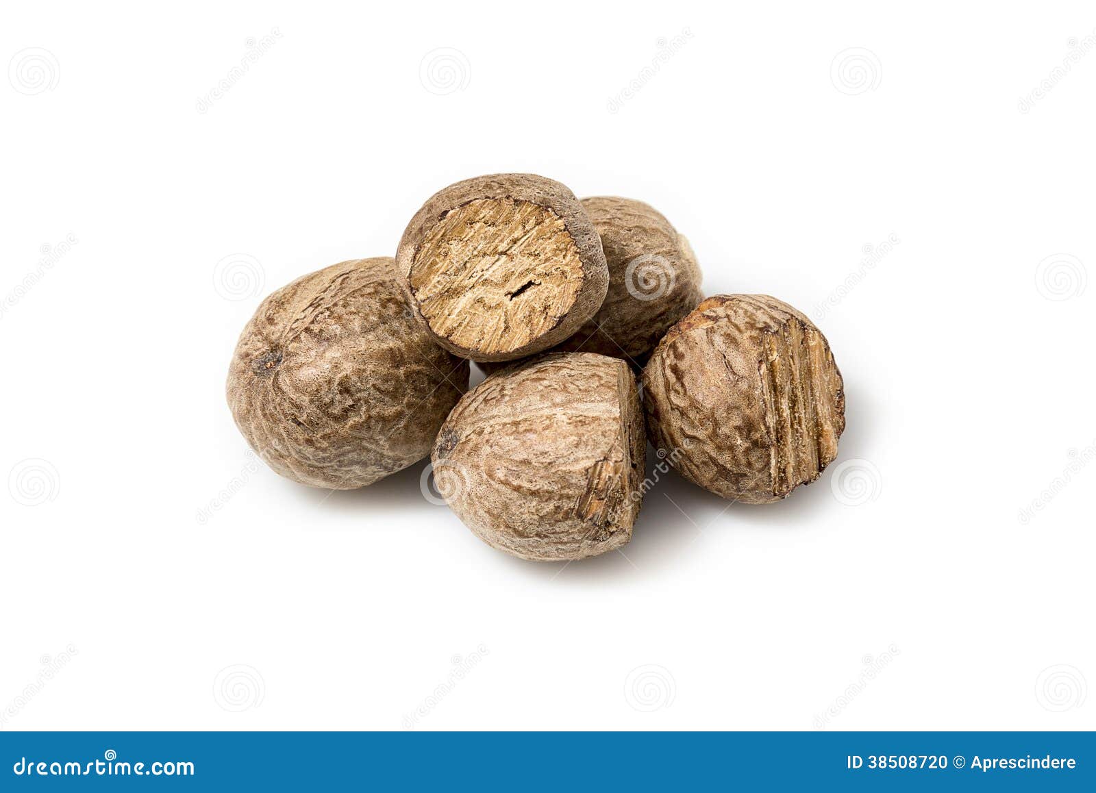 Nutmeg stock photo. Image of fresh, exotic, myristica 38508720