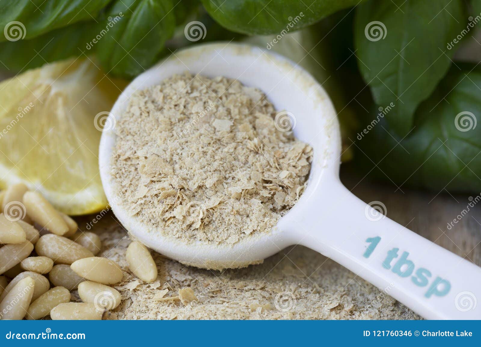 Nutritional Yeast or Pesto stock photo. Image of green 121760346