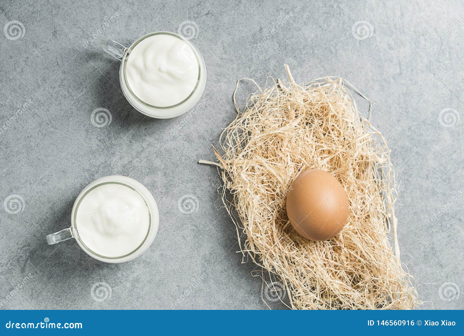 Nutritional Yogurt Breakfast Stock Photo Image of healthy, easter