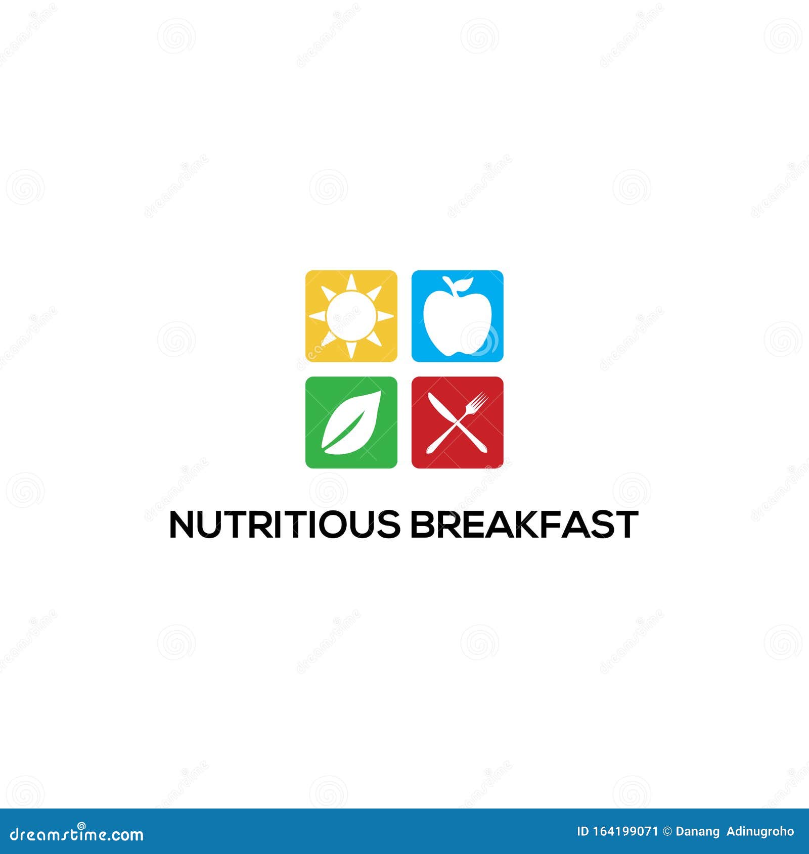 Nutritious Breakfast Logo Designs Template, Healthy Logo Inspirations
