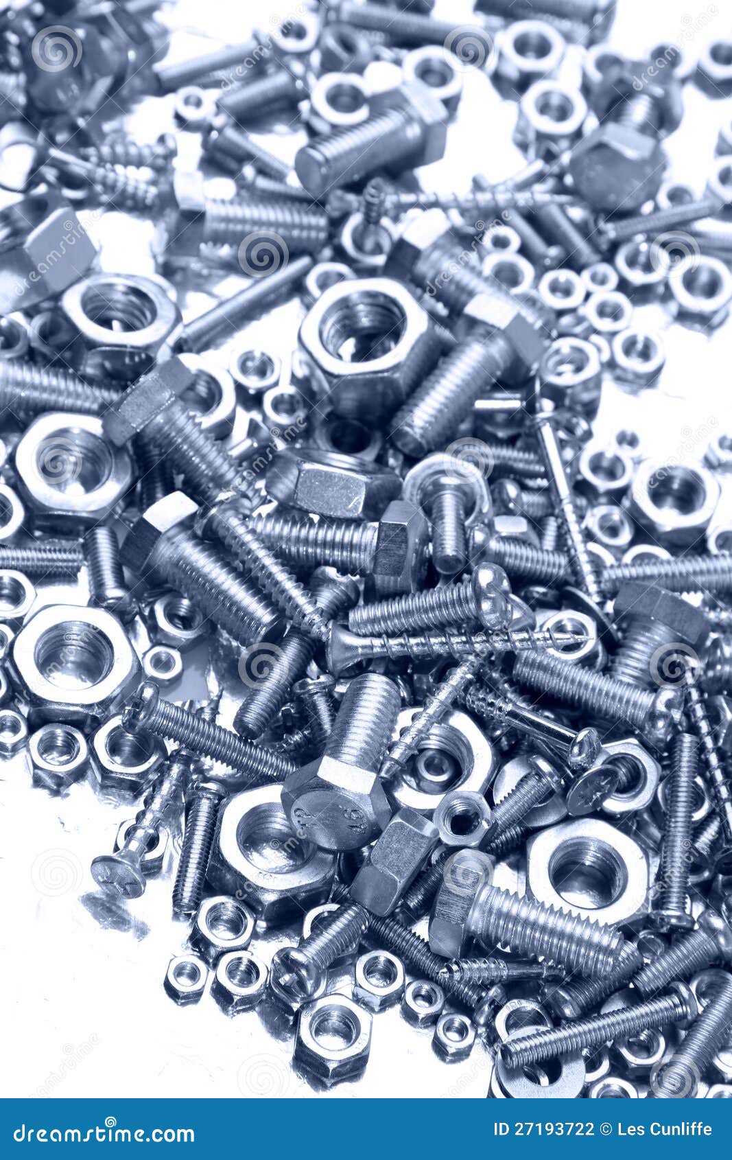 Nuts and bolts stock photo. Image of metal, parts, steel 27193722