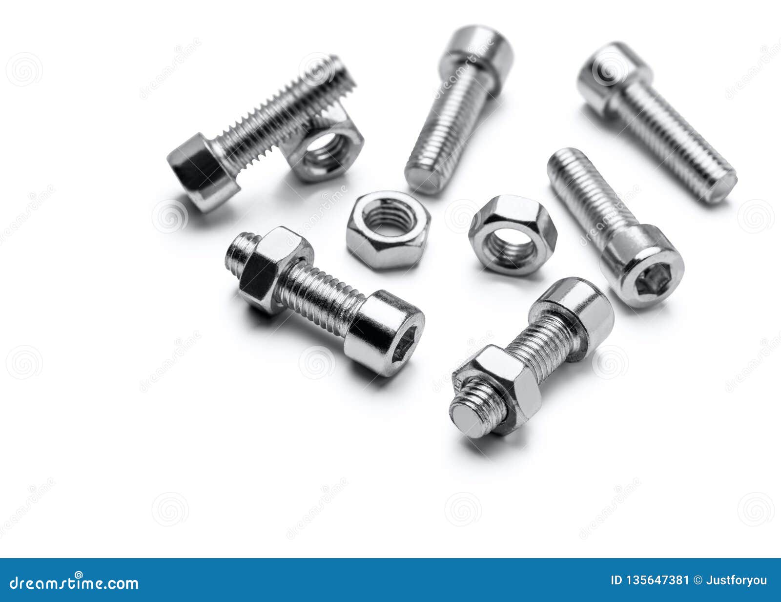 Nuts And Bolts RoyaltyFree Stock Photography
