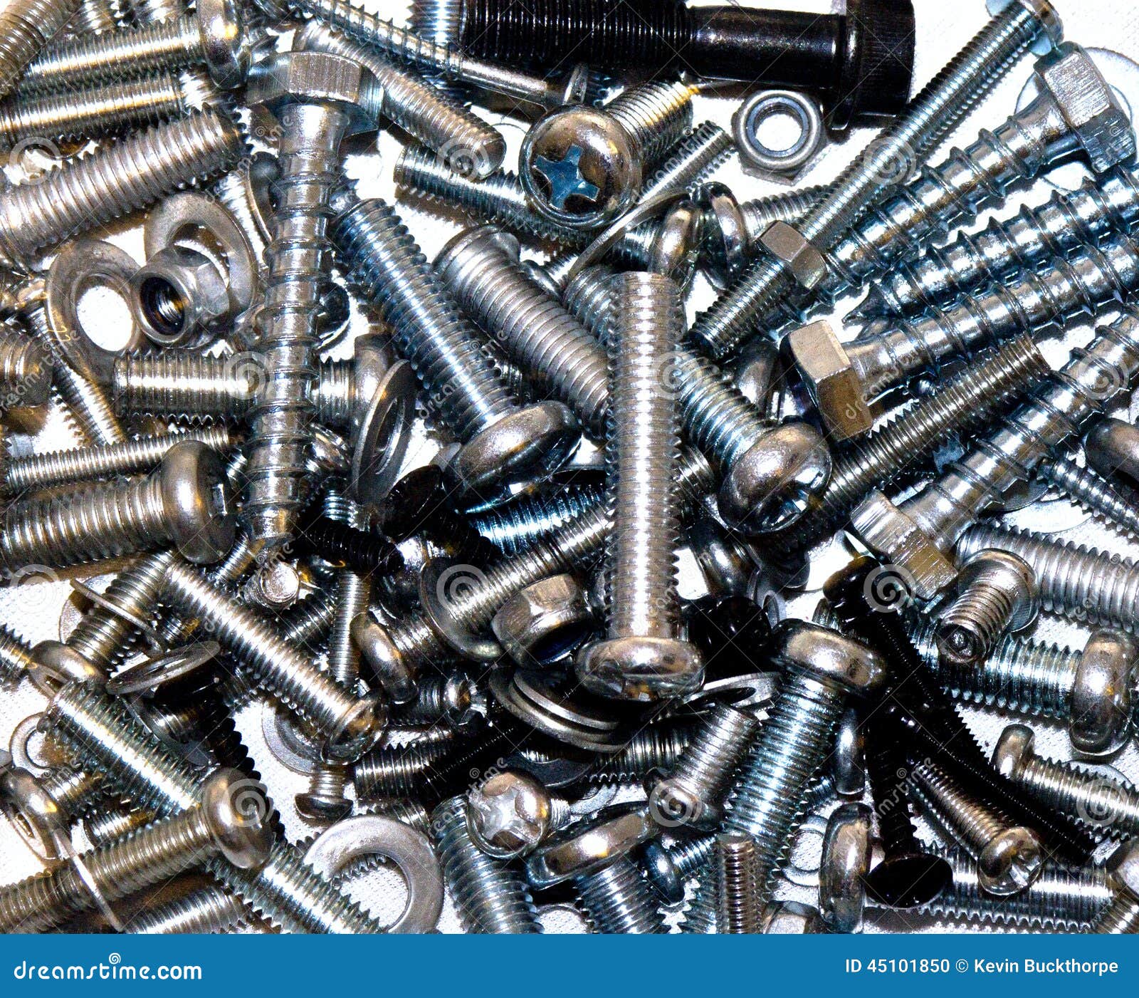 Nuts and Bolts stock photo. Image of close, group, parts 45101850