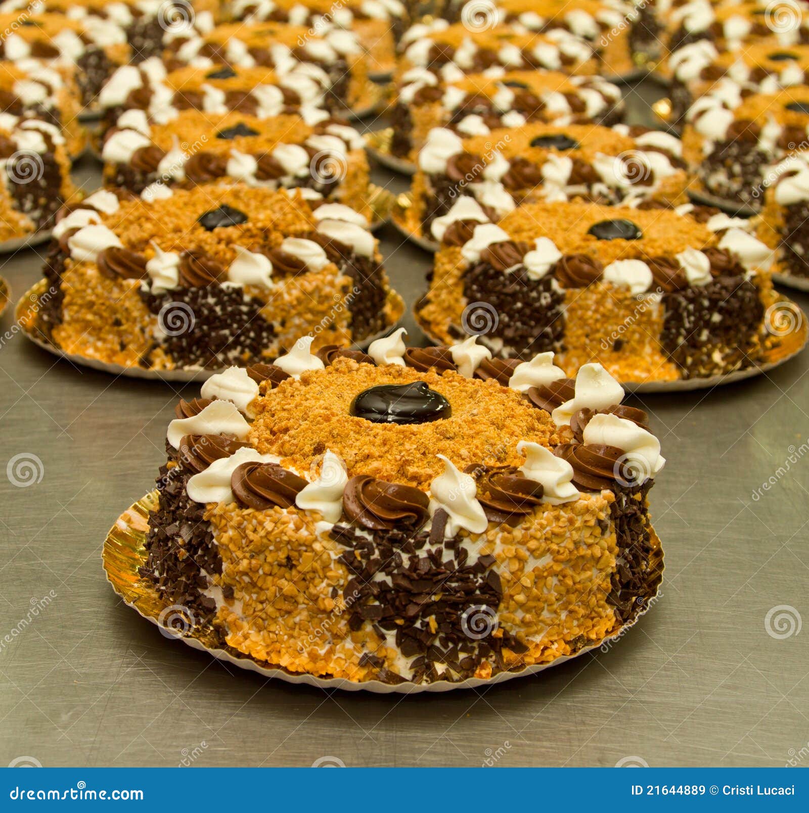 Nuts cake stock image. Image of food, sugar, piece, factory 21644889