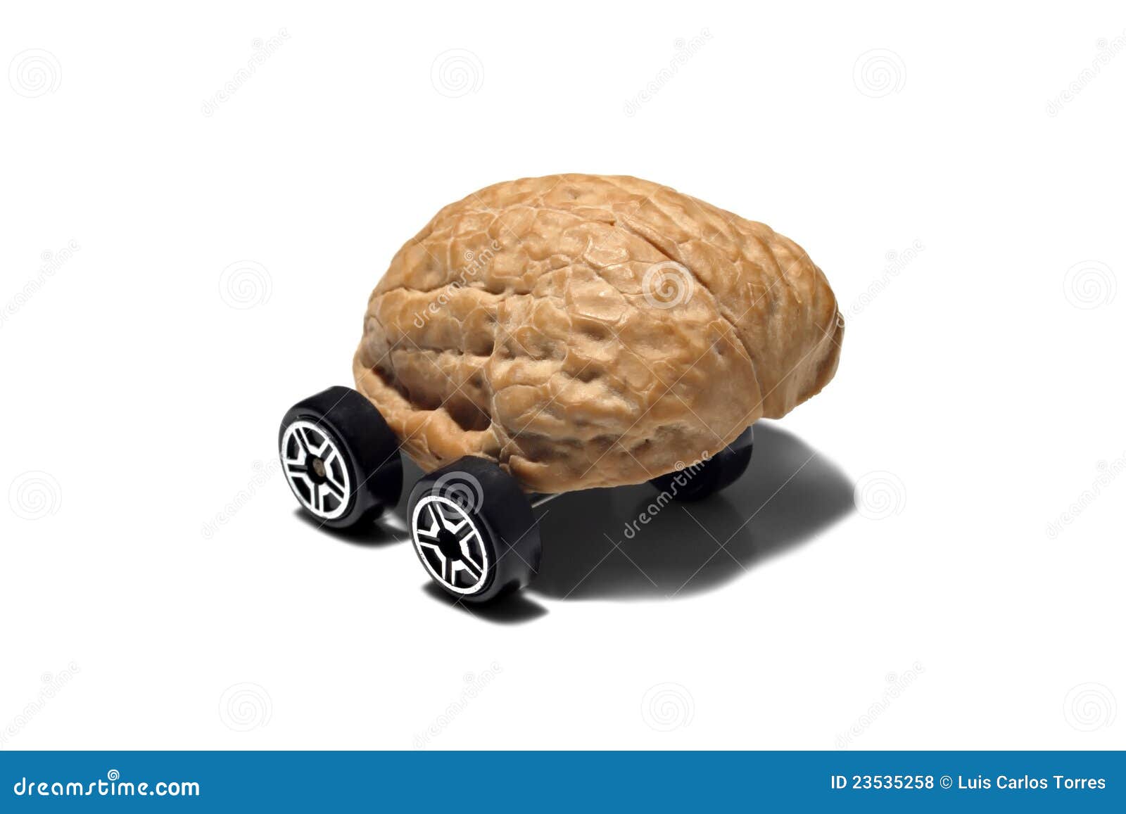 Nuts car Drive me nuts. stock photo. Image of nuts 23535258