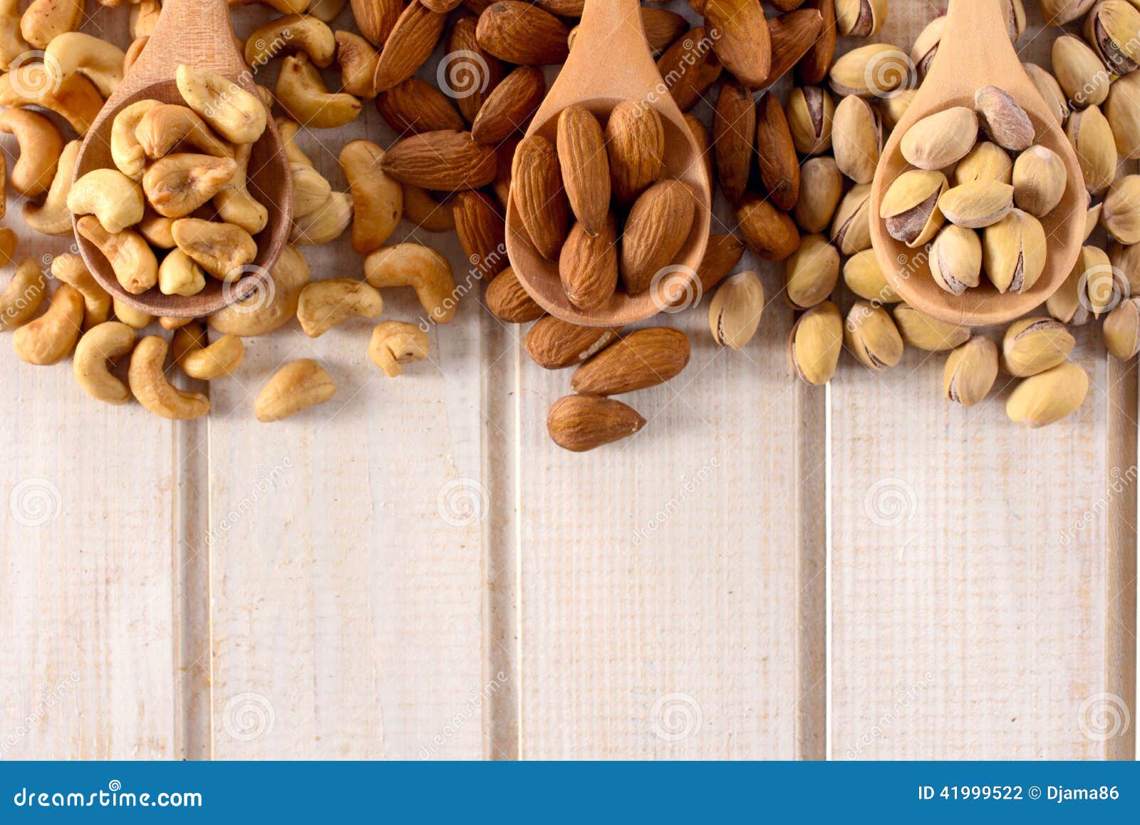 Nuts mix in ladles stock photo. Image of nutrition, nature 41999522