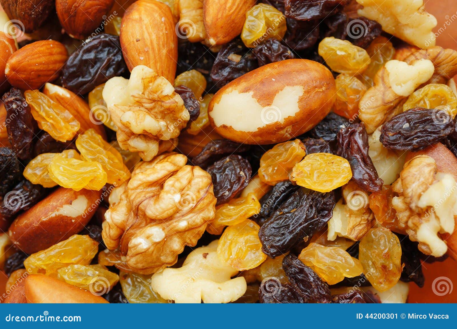 Nuts nad raisins stock image. Image of hazelnuts, snack 44200301