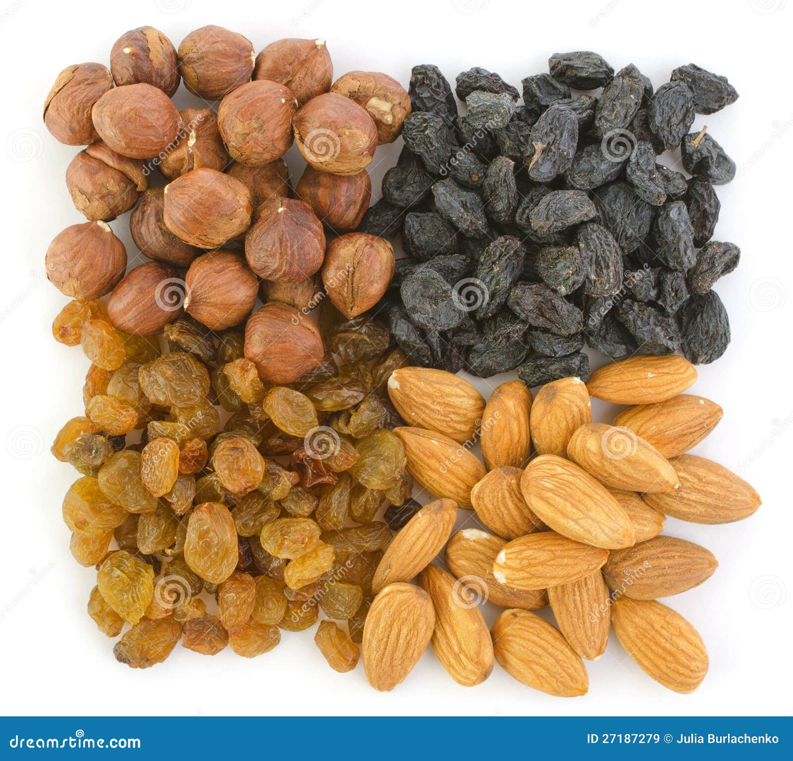 Nuts and raisins stock image. Image of grape, nuts, food 27187279