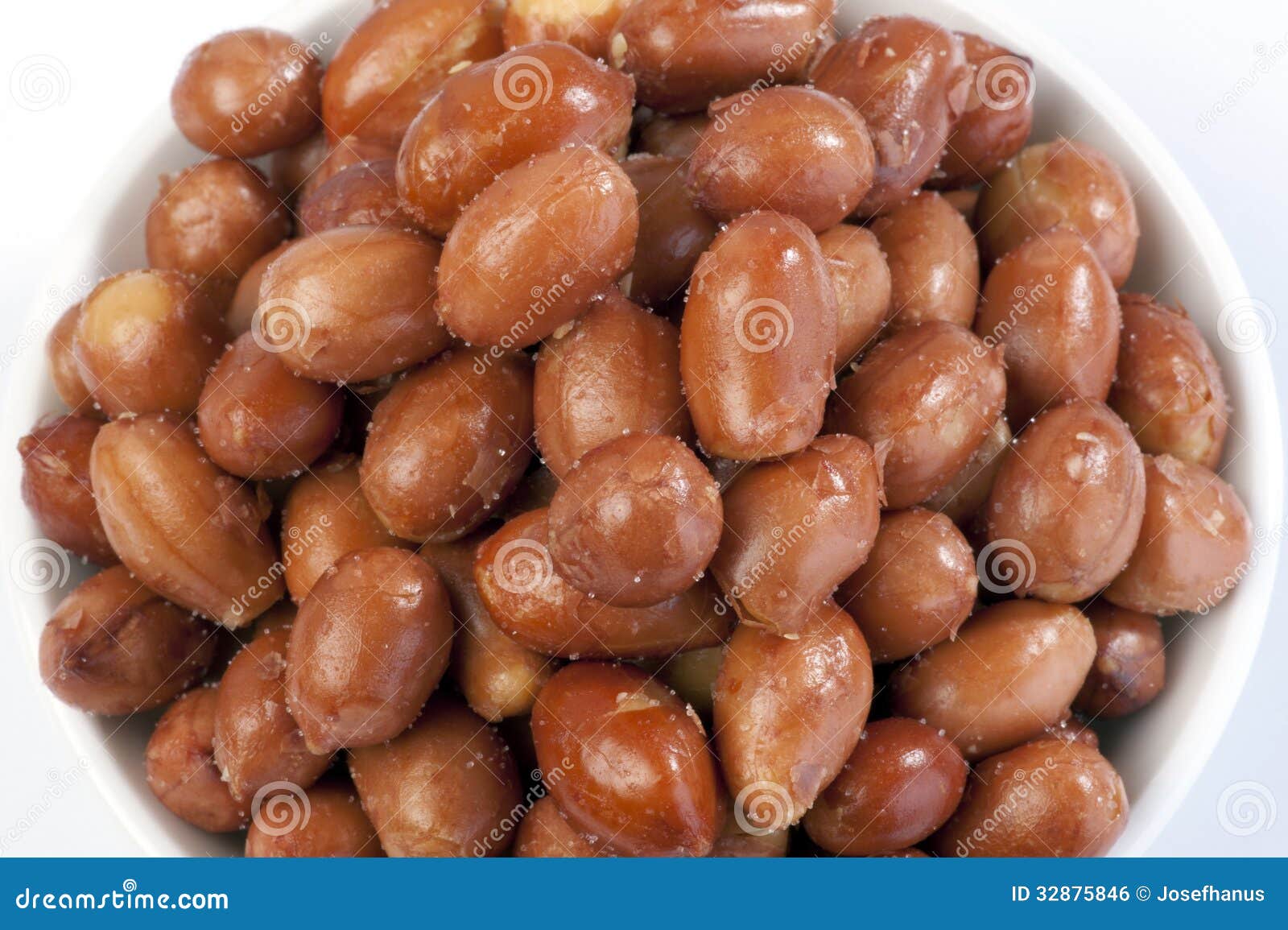 Nuts Spanish red peanuts stock photo. Image of american 32875846