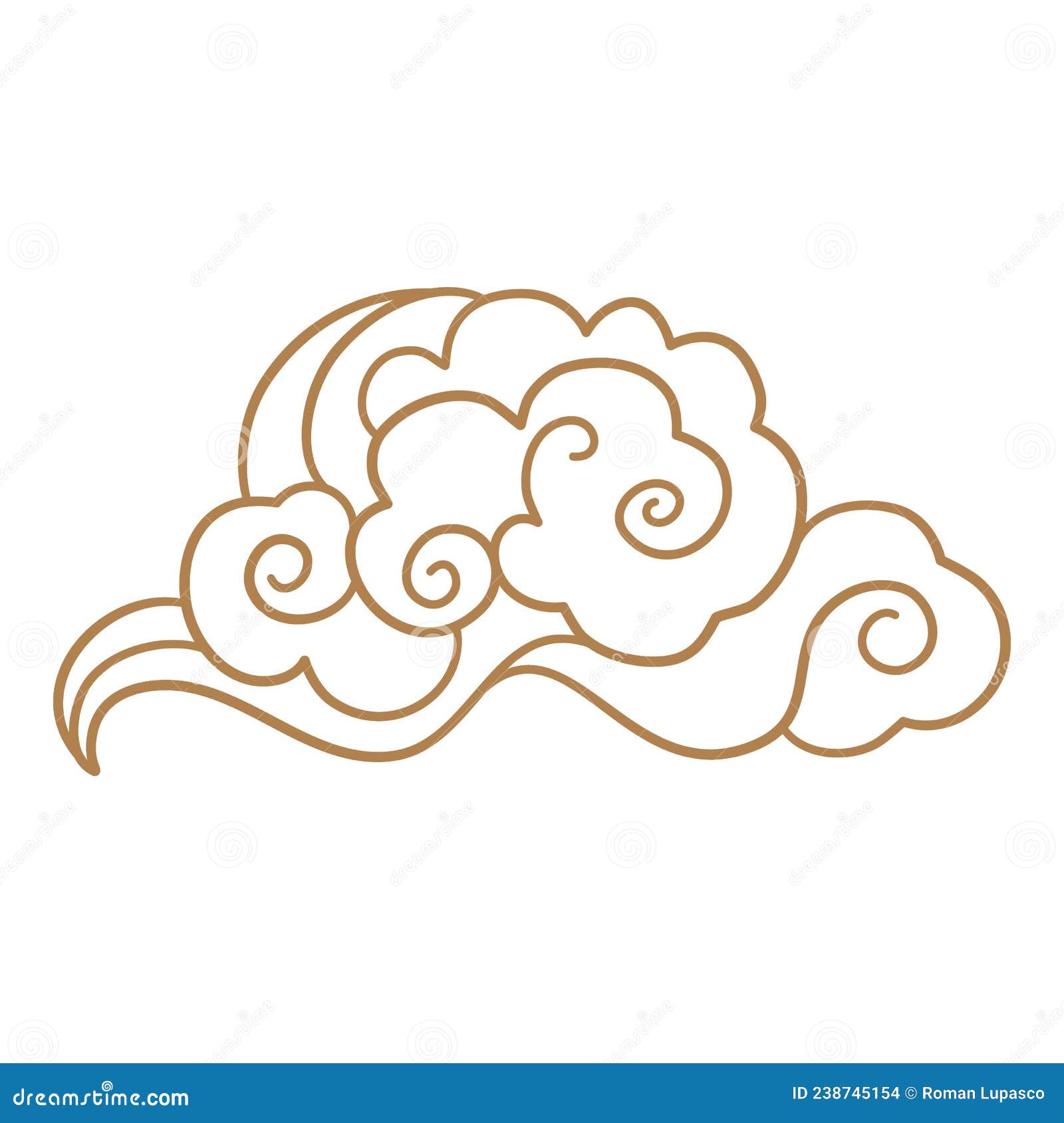 Nuvem Chinesa De Desenho Animado. Tatuagem Em Estilo Asiático Em Forma  Elemento De Ornamento Oriental Em Nuvem - Joanês-coreano Th Ilustração do  Vetor - Ilustração de fundo, coreano: 238745173