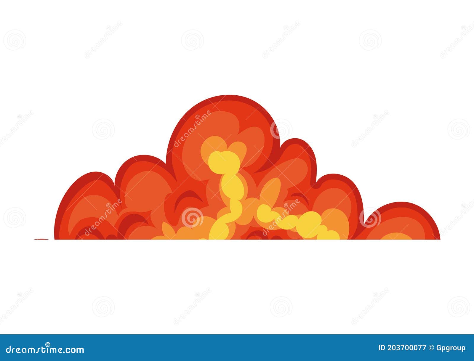 Fogo Do Amarelo Alaranjado E Do Vermelho Ilustração do Vetor - Ilustração  de chama, emblantes: 203700407