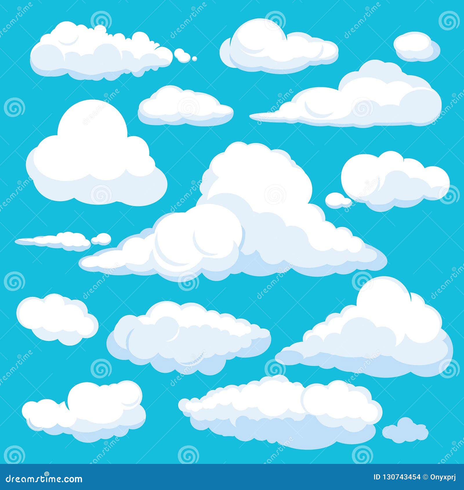 Vetores de Jogo Da Nuvem Dos Desenhos Animados Fundo Do Céu Nebuloso Céu  Azul Com As Nuvens Macias Brancas Ilustração Do Vetor e mais imagens de  Nuvem - iStock