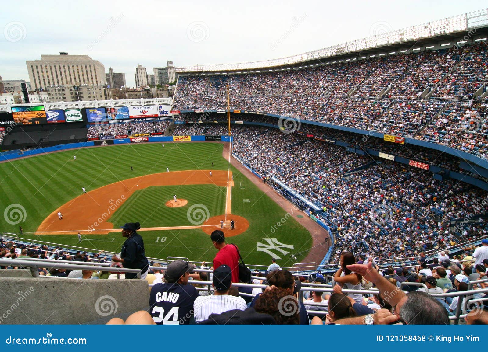 NY-Yankees Und Detroit Tigers-Baseballspiel am 8