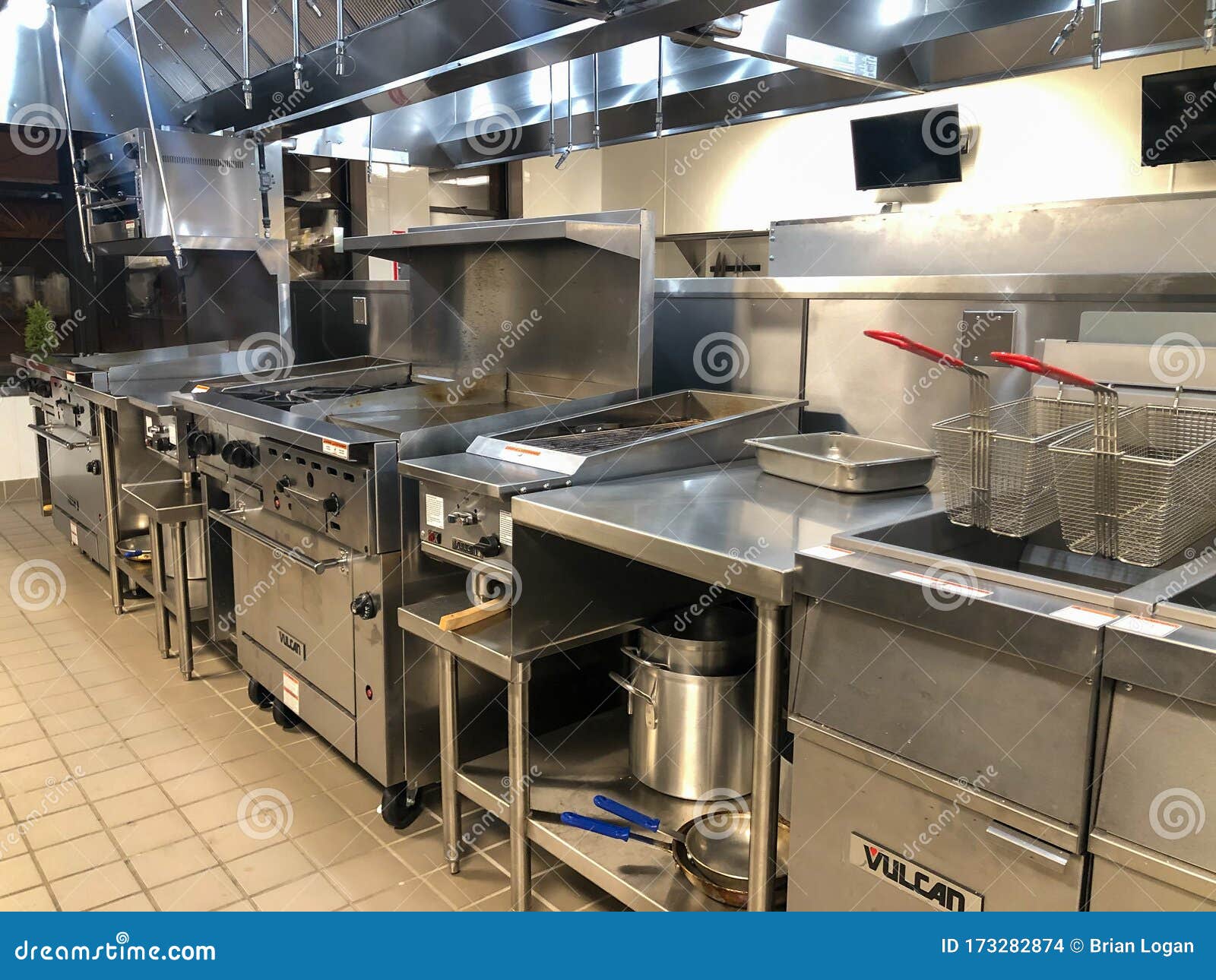 Nyack, NY / United States - Feb. 19, 2020: Commerical Kitchen Editorial