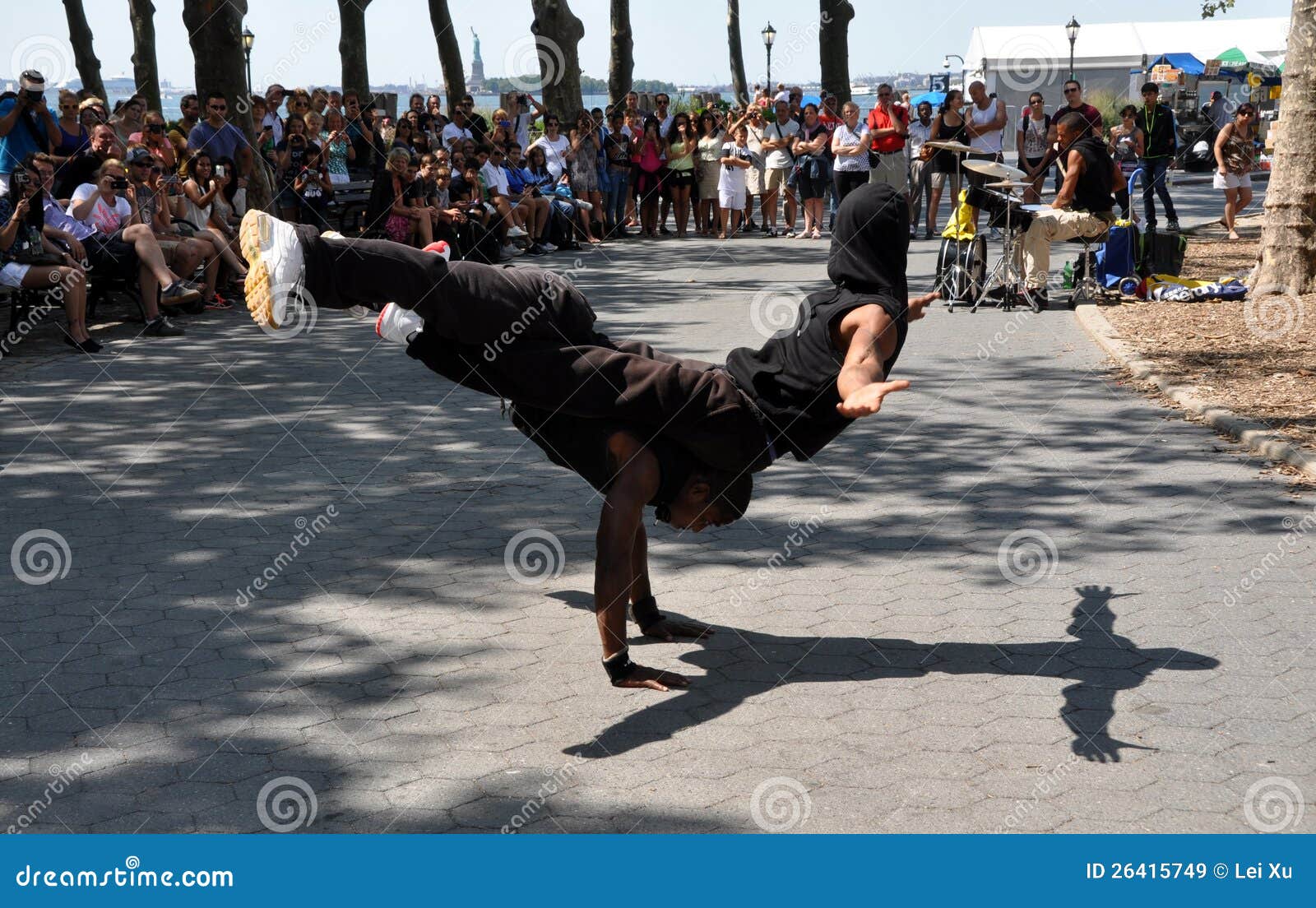 NYC Break Dancers Performing Editorial Stock Image Image of break