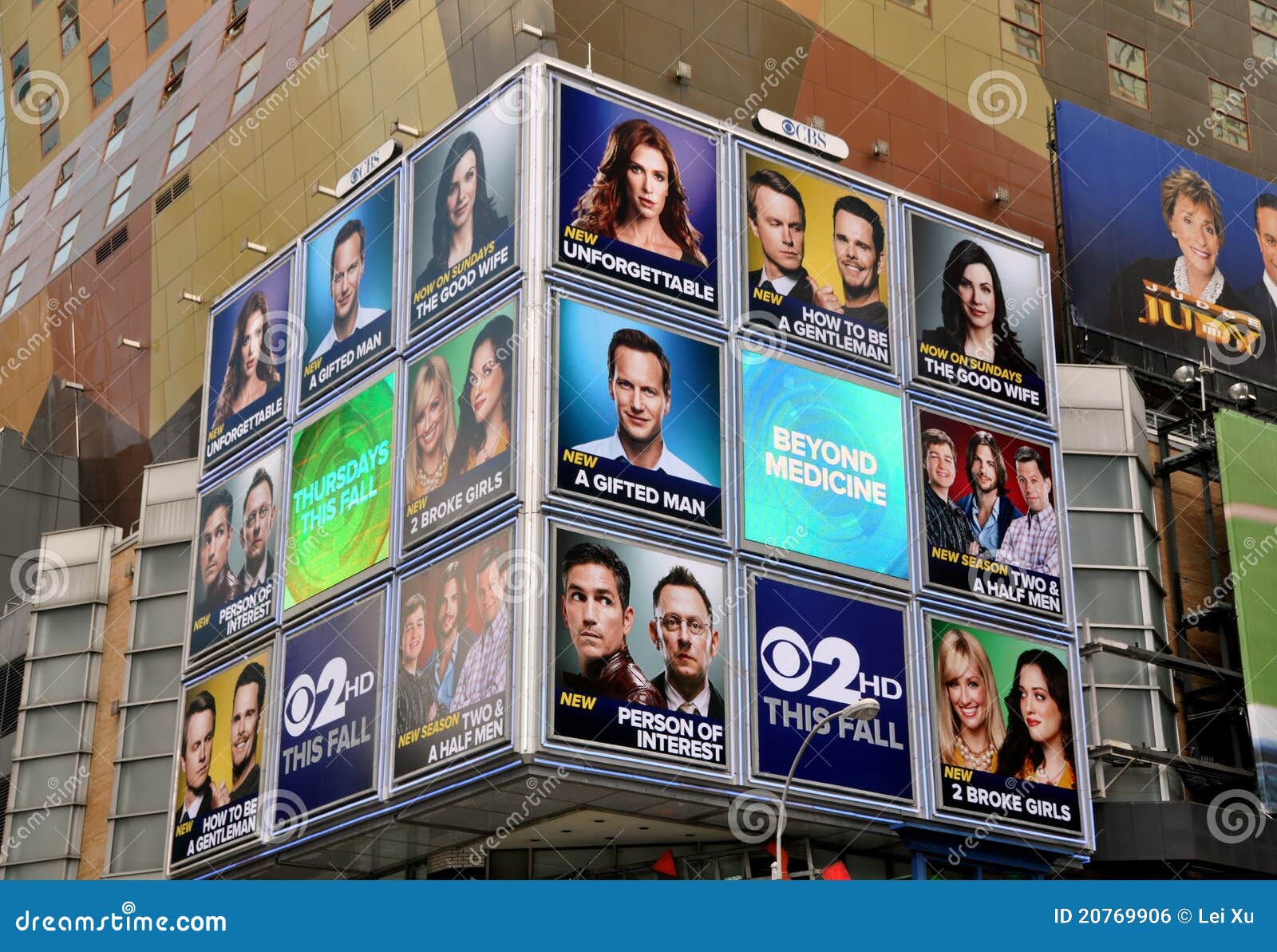 NYC Electronic Billboard on 42nd Street Editorial Photo Image of