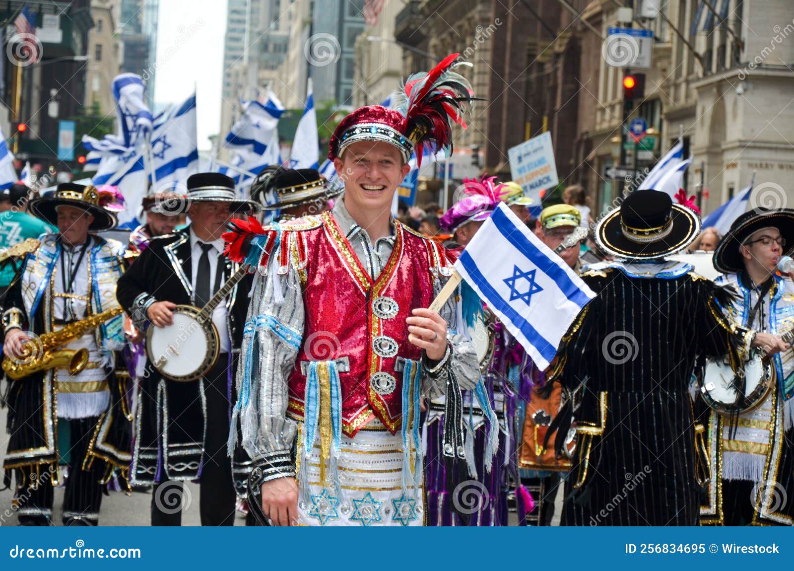NYC Israel Day Parade editorial image. Image of avenue 256834695