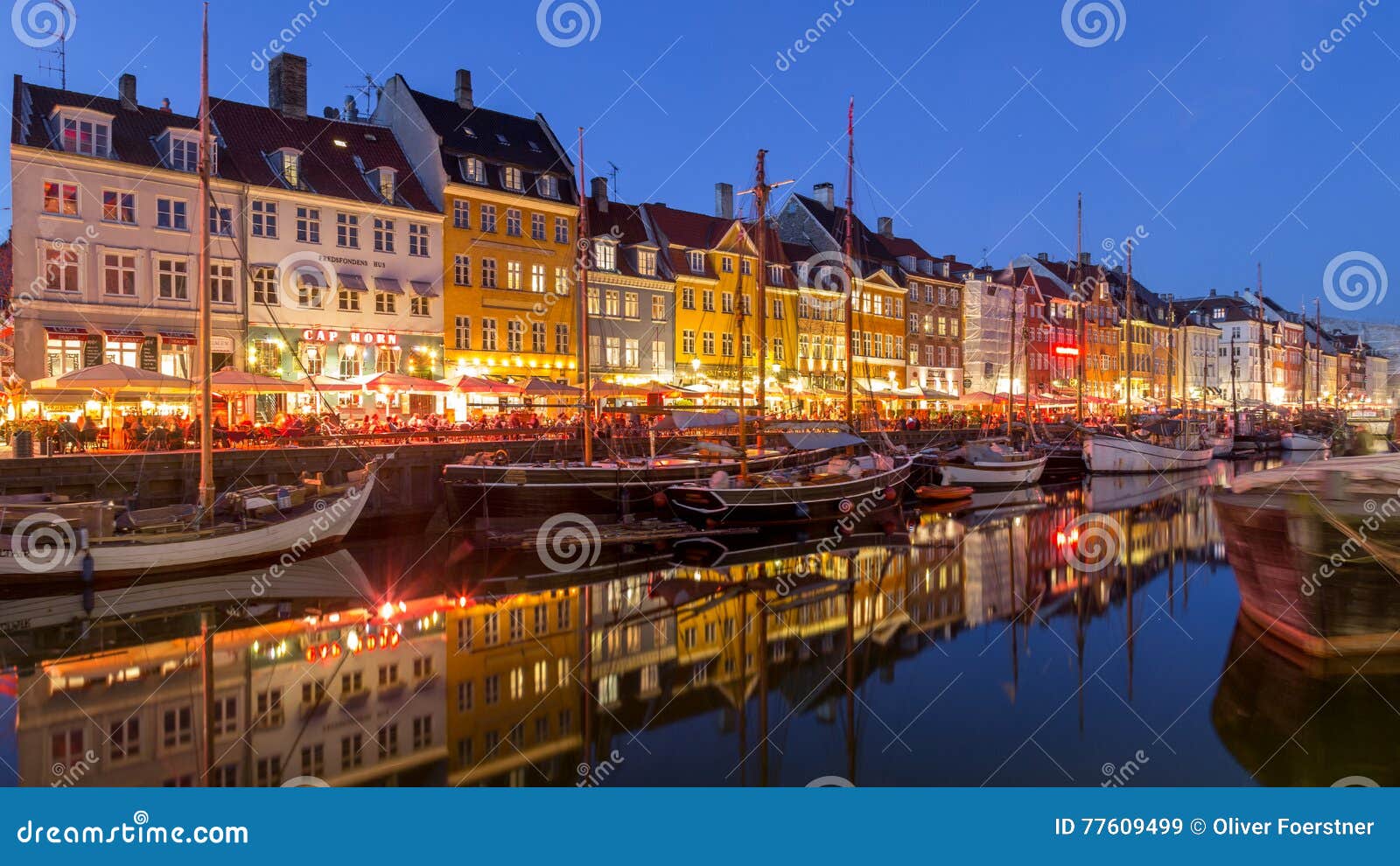 Nyhavn Hafen In Kopenhagen Danemark Redaktionelles Stockbild Bild Von Kopenhagen Danemark 77609499
