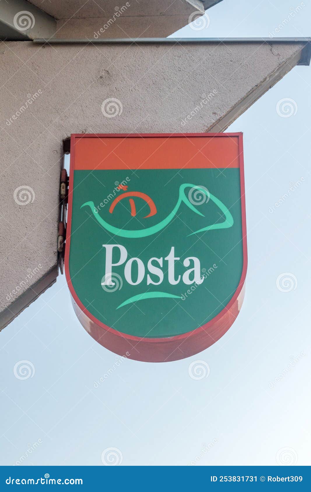 Hungarian Post Also Known As Magyar Posta Logo On One Of A Delivery Van hungarian-post-also-known-as-magyar-posta-logo-on-one-of-a-delivery-van