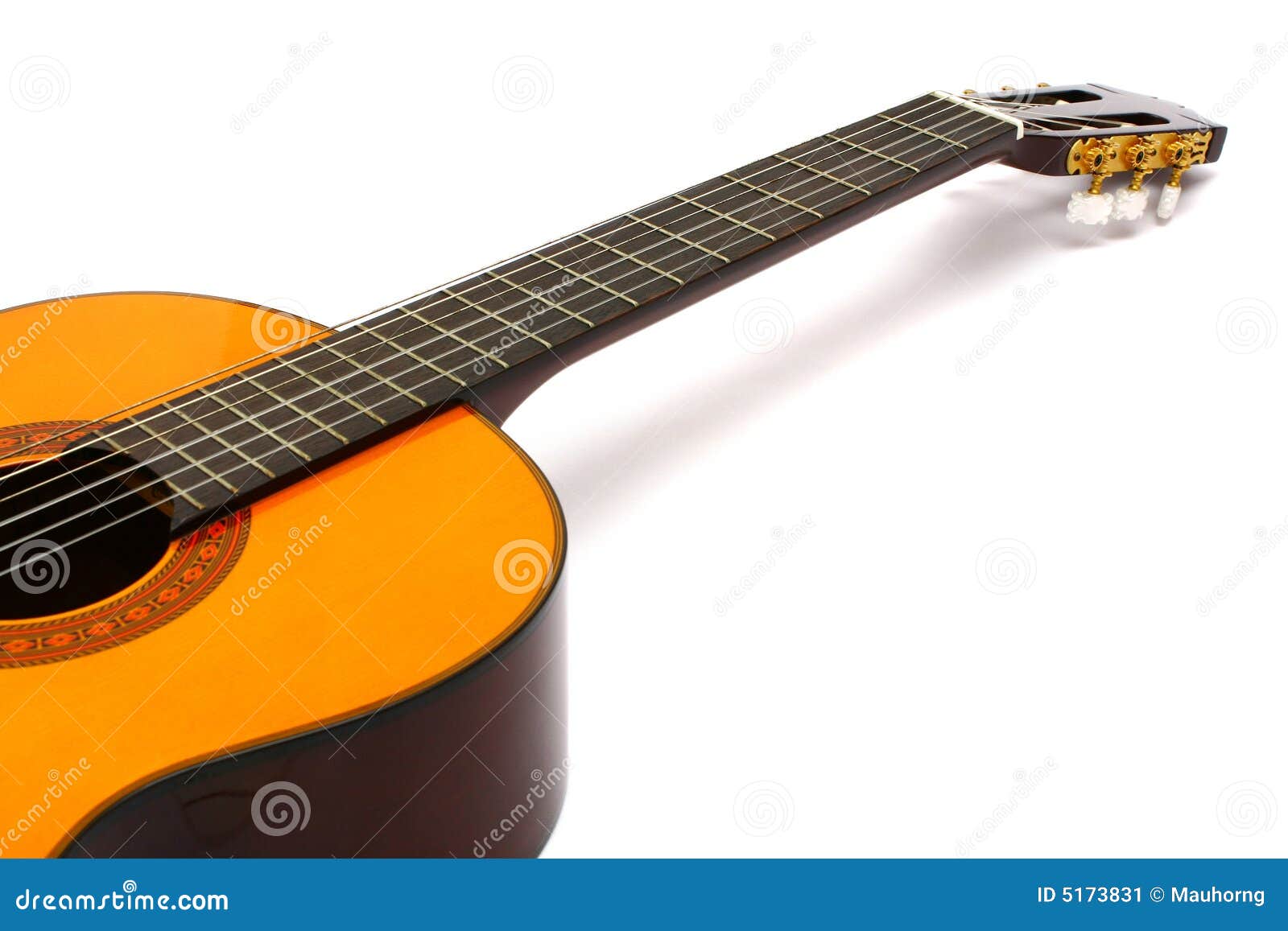Nylon Guitar stock image. Image of body, string, musical 5173831