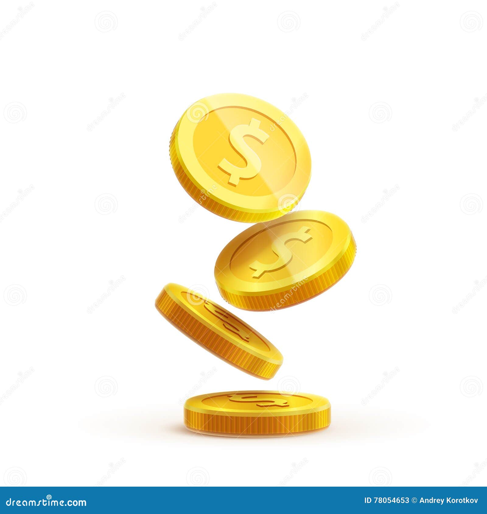 Finanças e ícone 3d da moeda