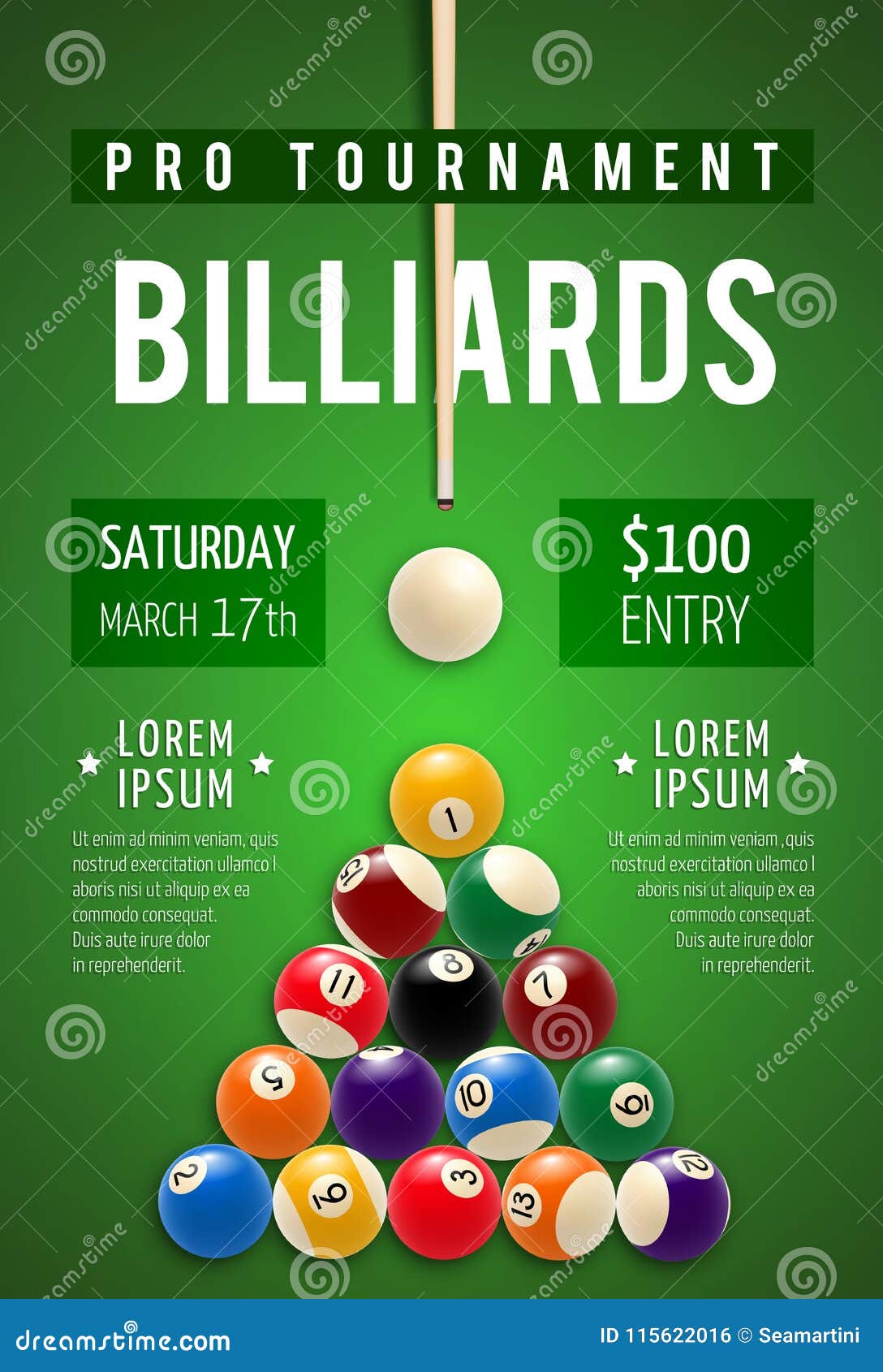 Billiard Table Pool Ou Snooker Game Ball E Pista Ilustração do Vetor -  Ilustração de projeto, sinuca: 191886242