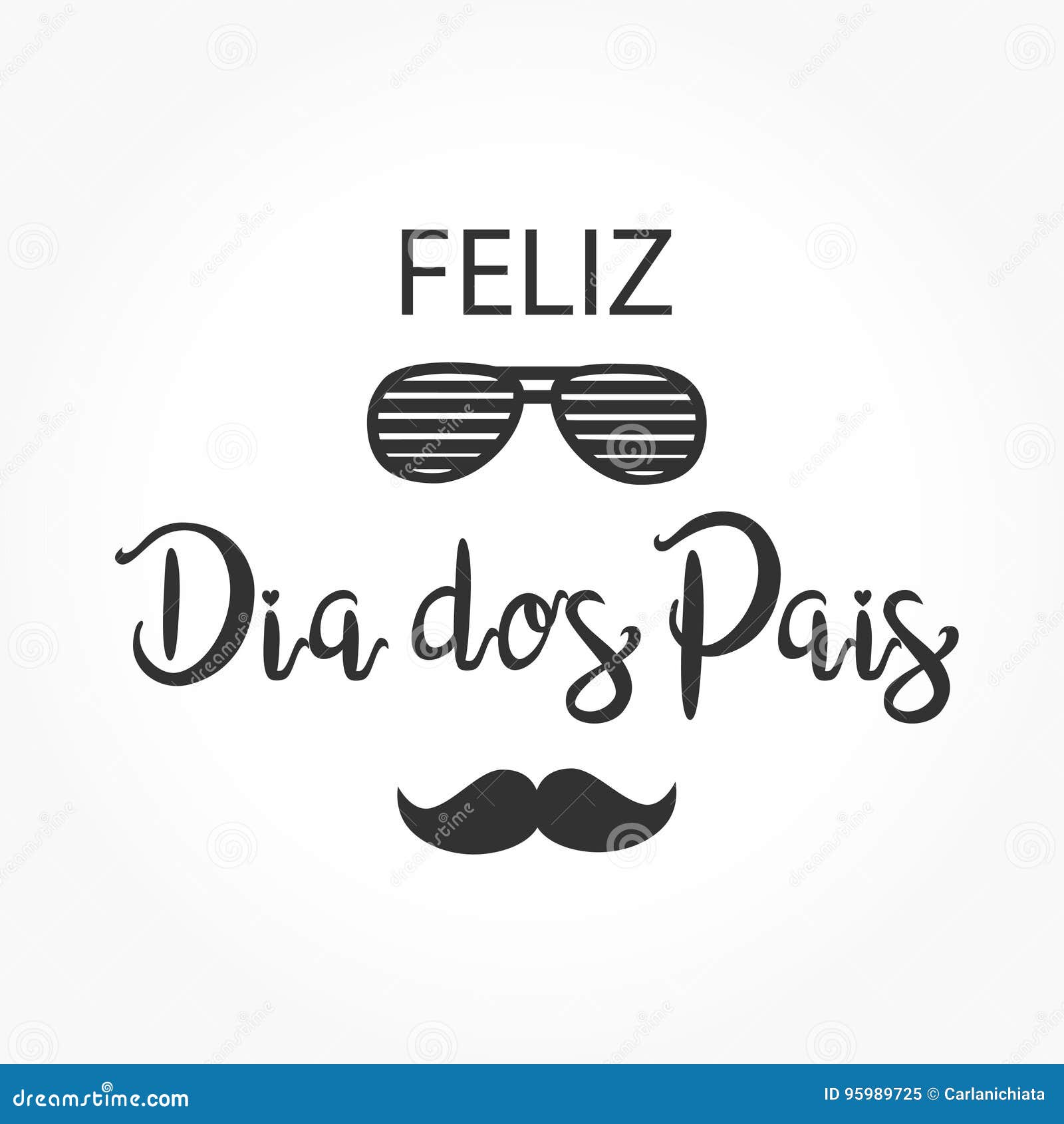 O Dos Pais Do Diâmetro De Feliz é Dia De Pais Feliz Ilustração do ...