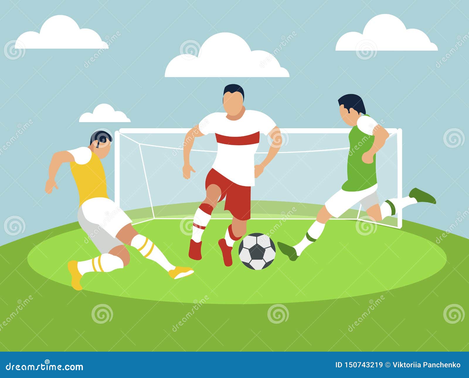 ilustração de ícone de vetor dos desenhos animados jogo de futebol online.  esporte tecnologia ícone conceito isolado vetor premium. estilo de desenho  animado plano 10941493 Vetor no Vecteezy