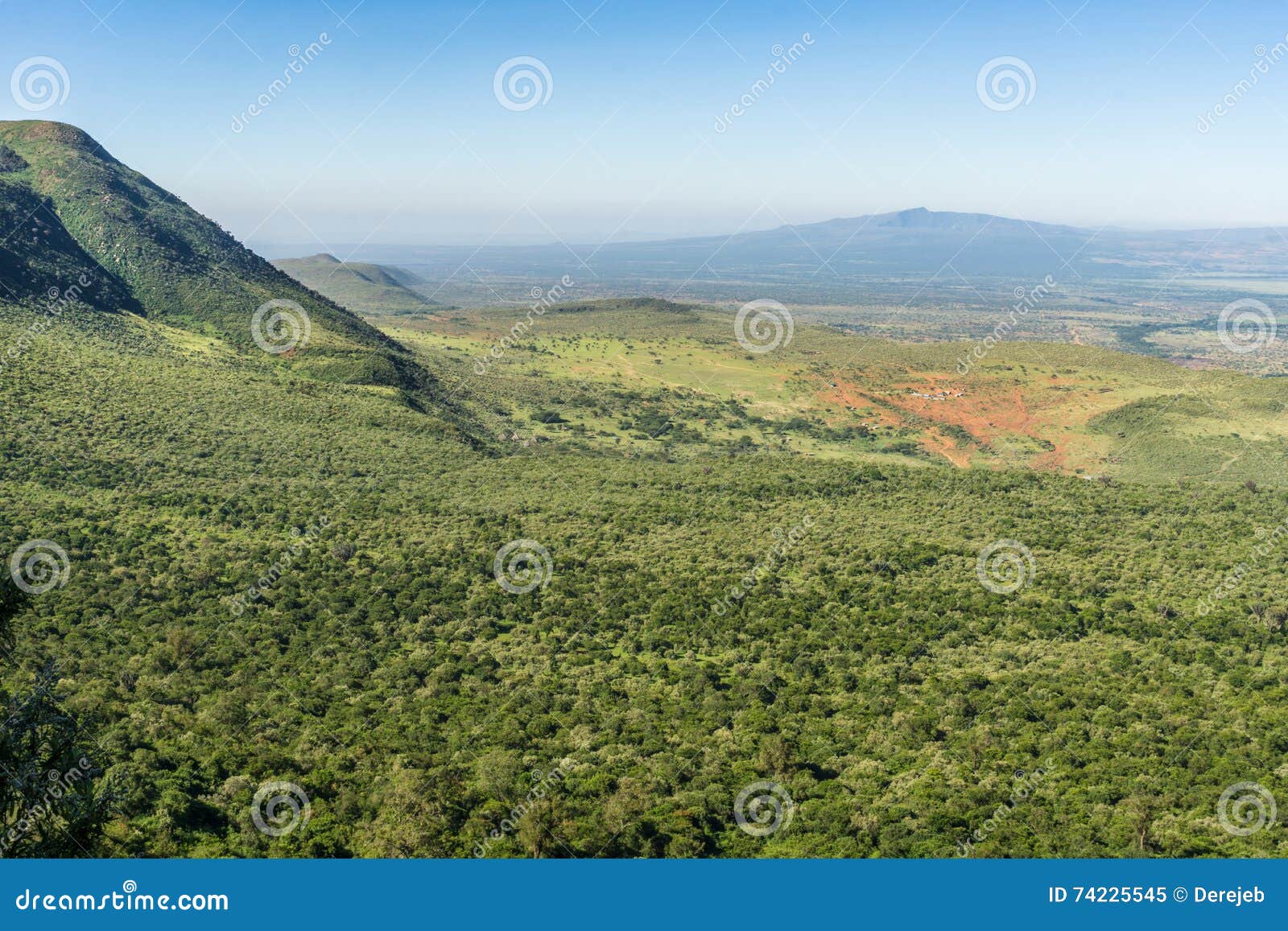 O grande Rift Valley imagem de stock. Imagem de savana 74225545