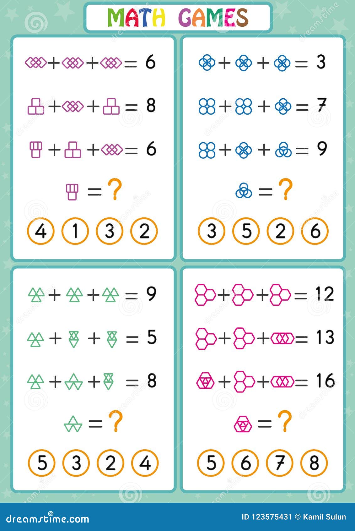 Jogo Educativo Infantil Matemática