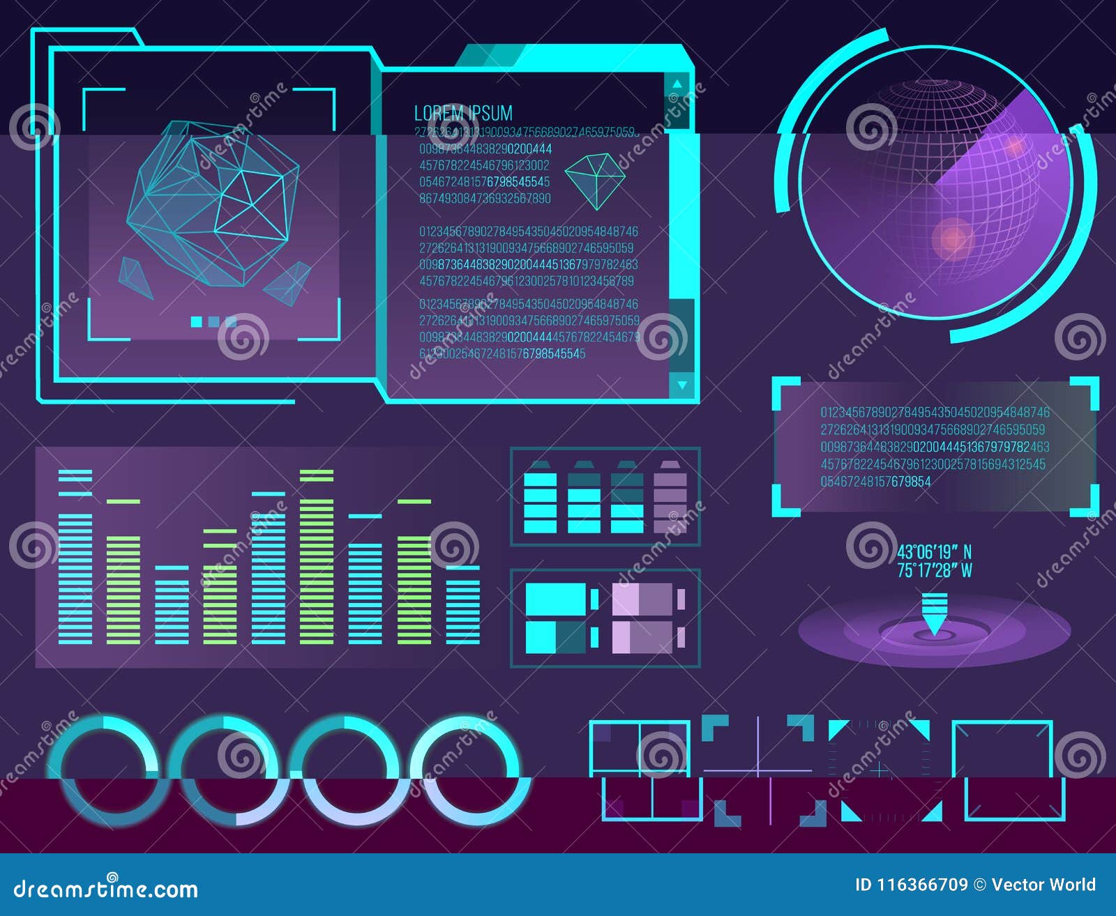 Gamma - Conceito de Aplicativo de UI de Jogo, Modelos gráficos