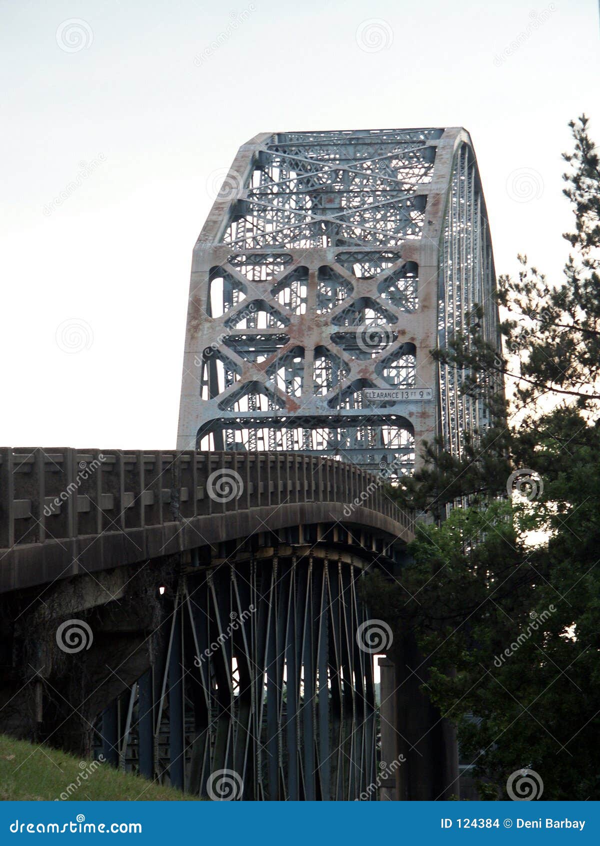 O.K. Allen Bridge stock photo. Image of bridge, cities 124384