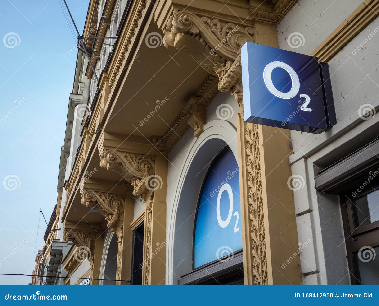 O2 Logo On Their Prague Main Shop O2 Is One Of The Main Phone Carriers And Internet Service Providers In Czech Republic Editorial Image Image Of Commercial Bavaria 168412950