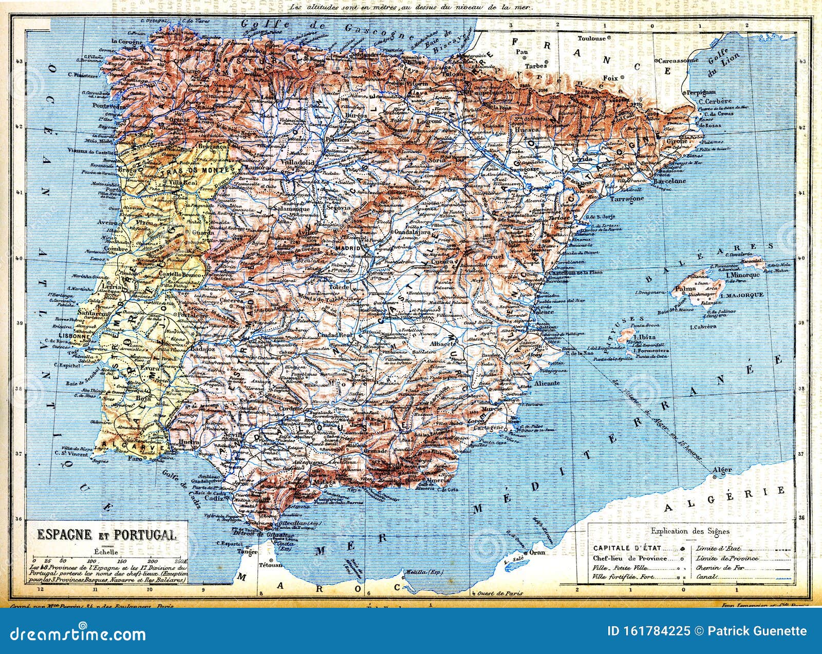 National Geographic Mapa Espanha e Portugal