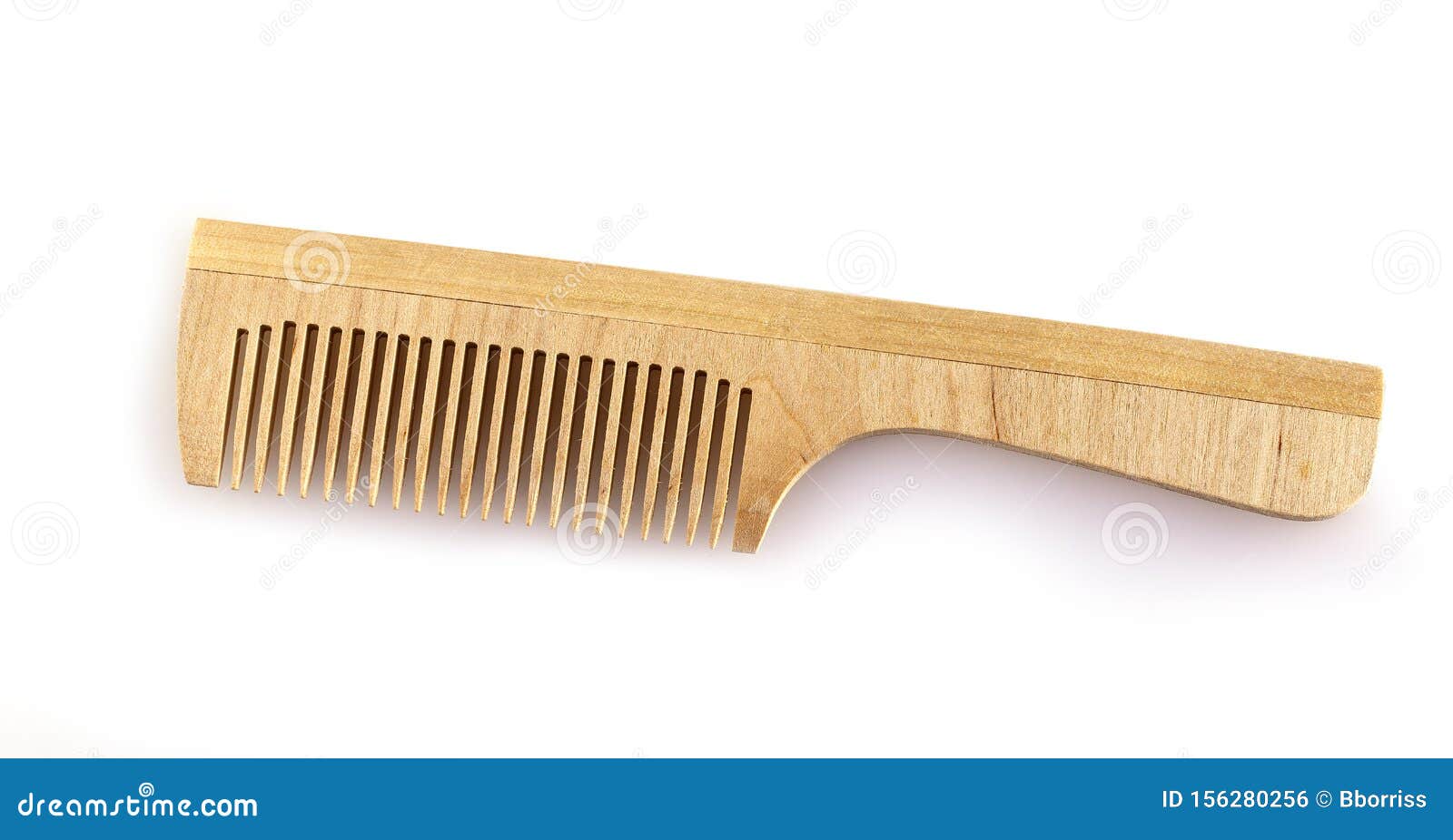O Pente De Madeira Para O