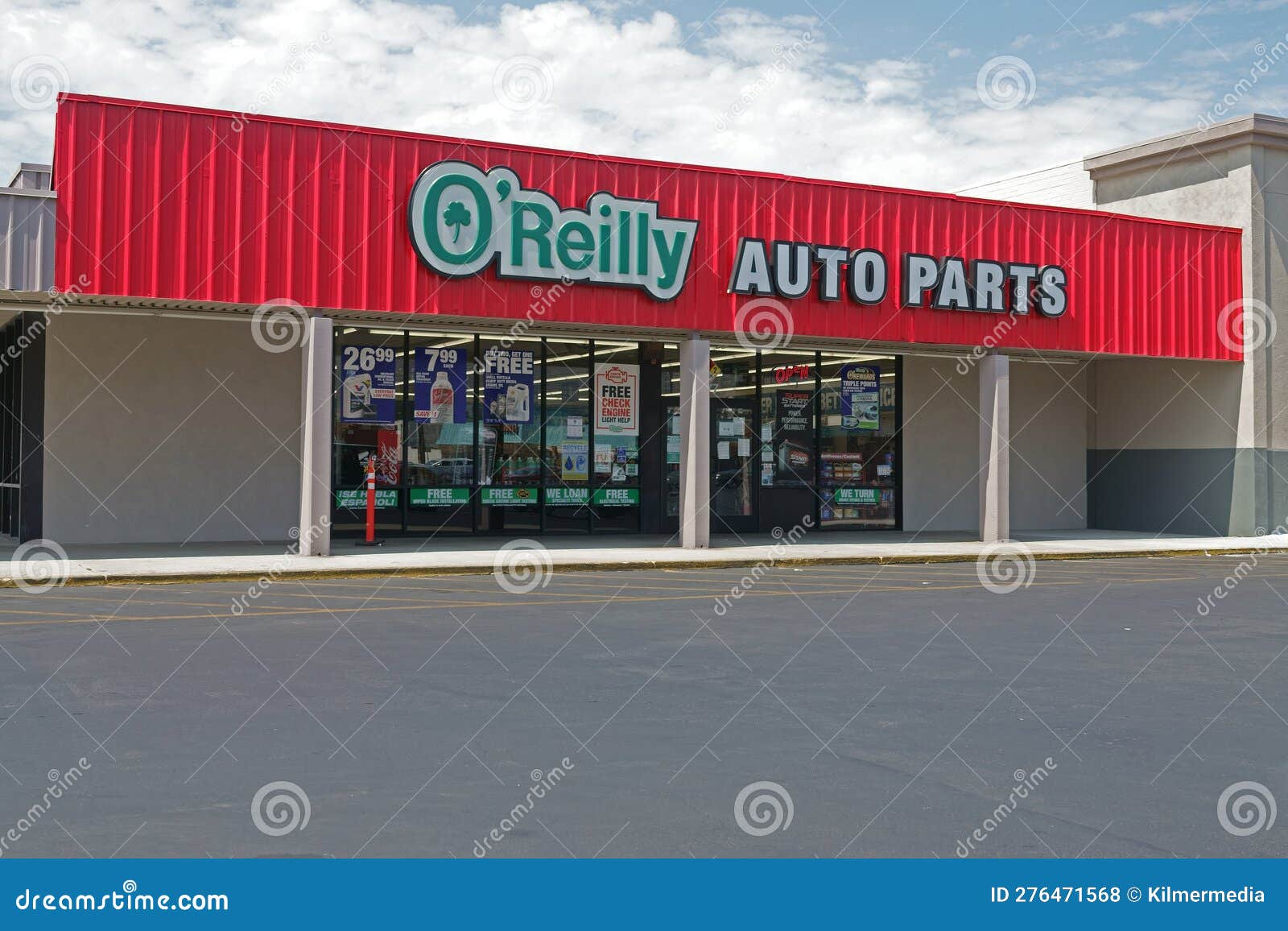O Reilly Auto Parts Store Front Entrance during the Day Editorial