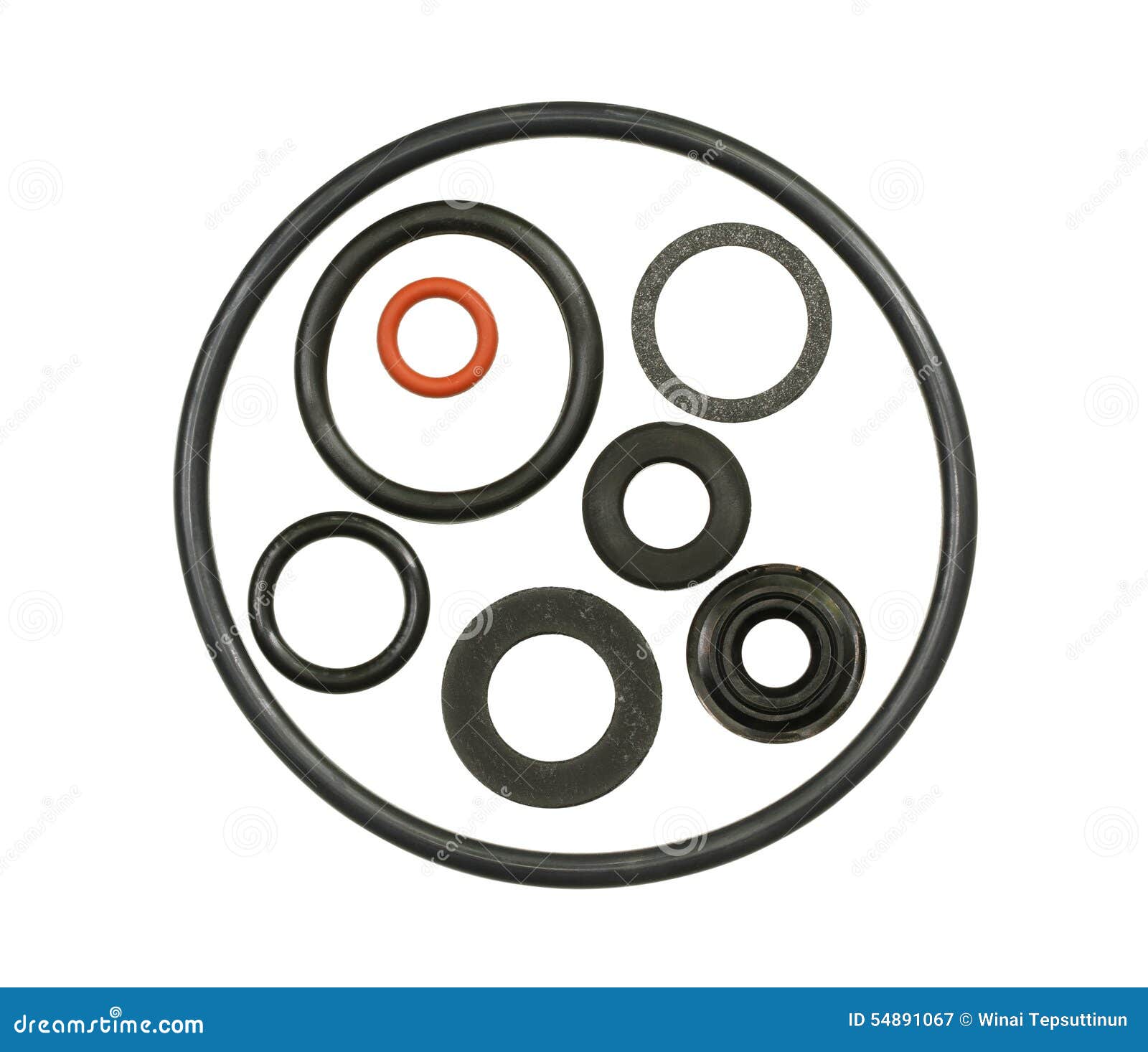 Oring gasket stock image. Image of spare, ring, isolated 54891067