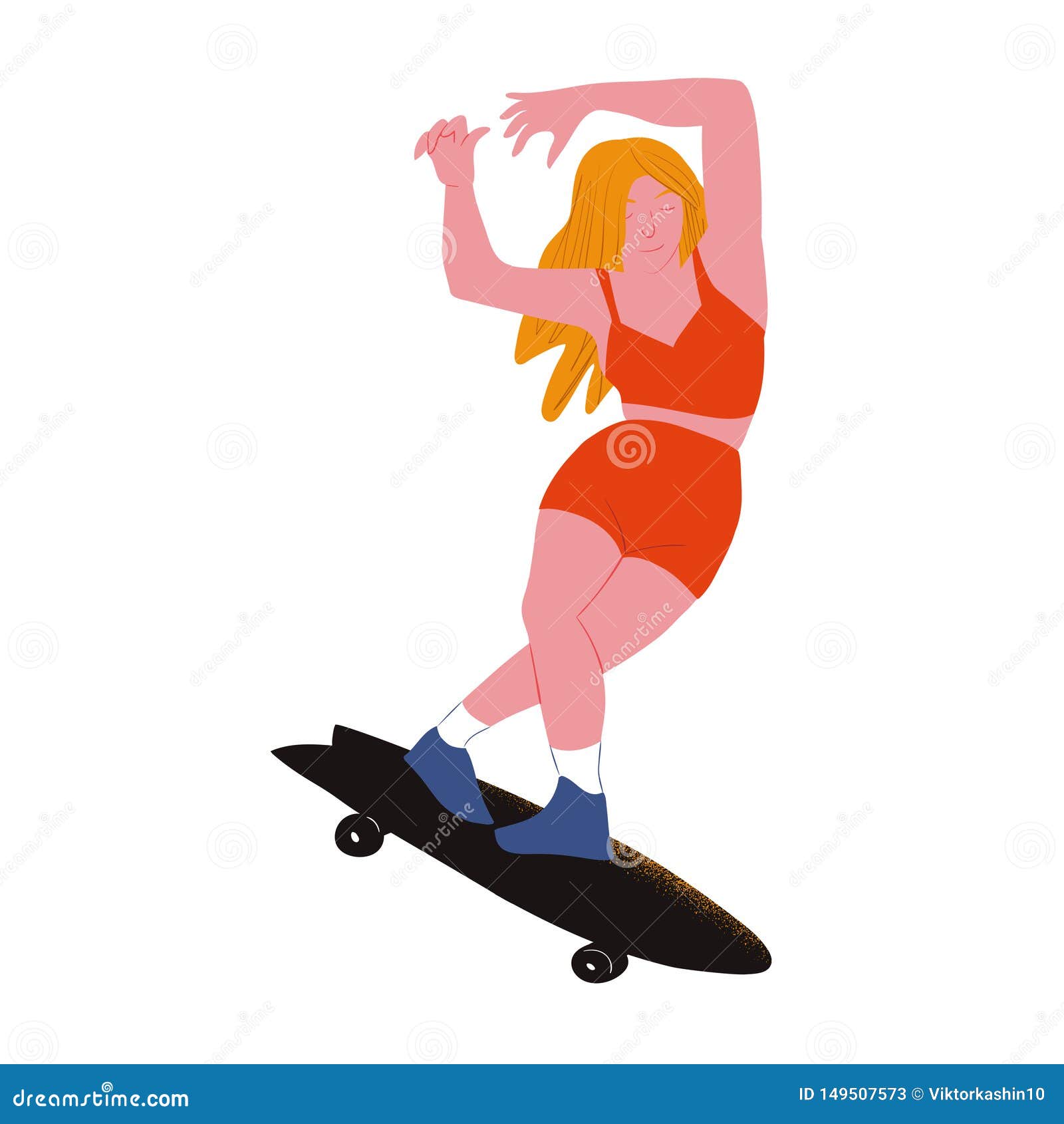 Skate Menina do Anime