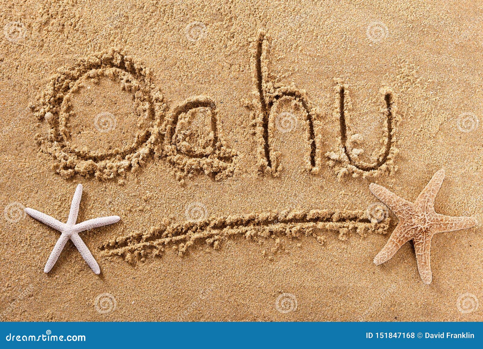 oahu hawaii handwritten beach sand message