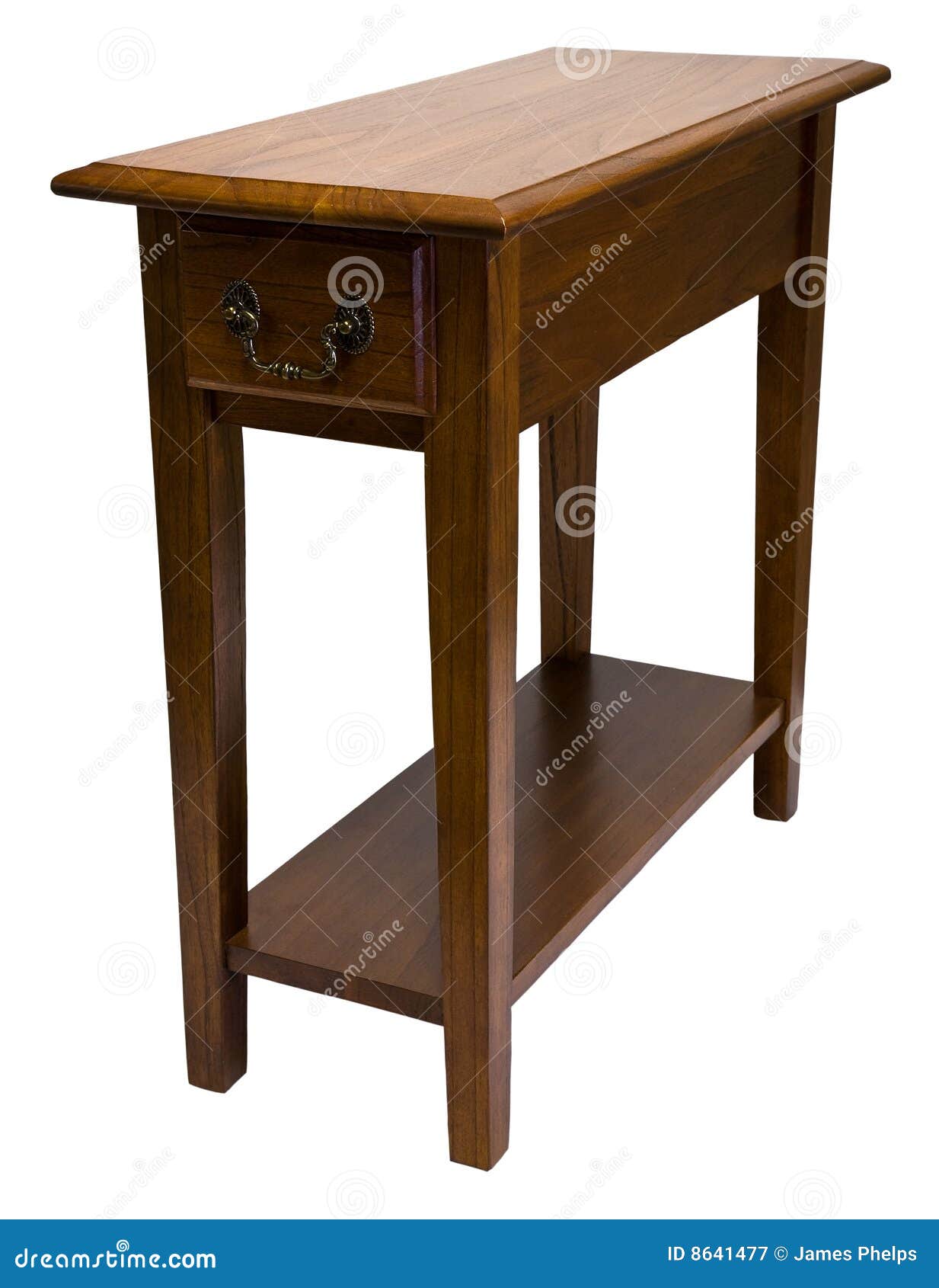 Oak Chair Side End Table stock image. Image of style, table - 8641477