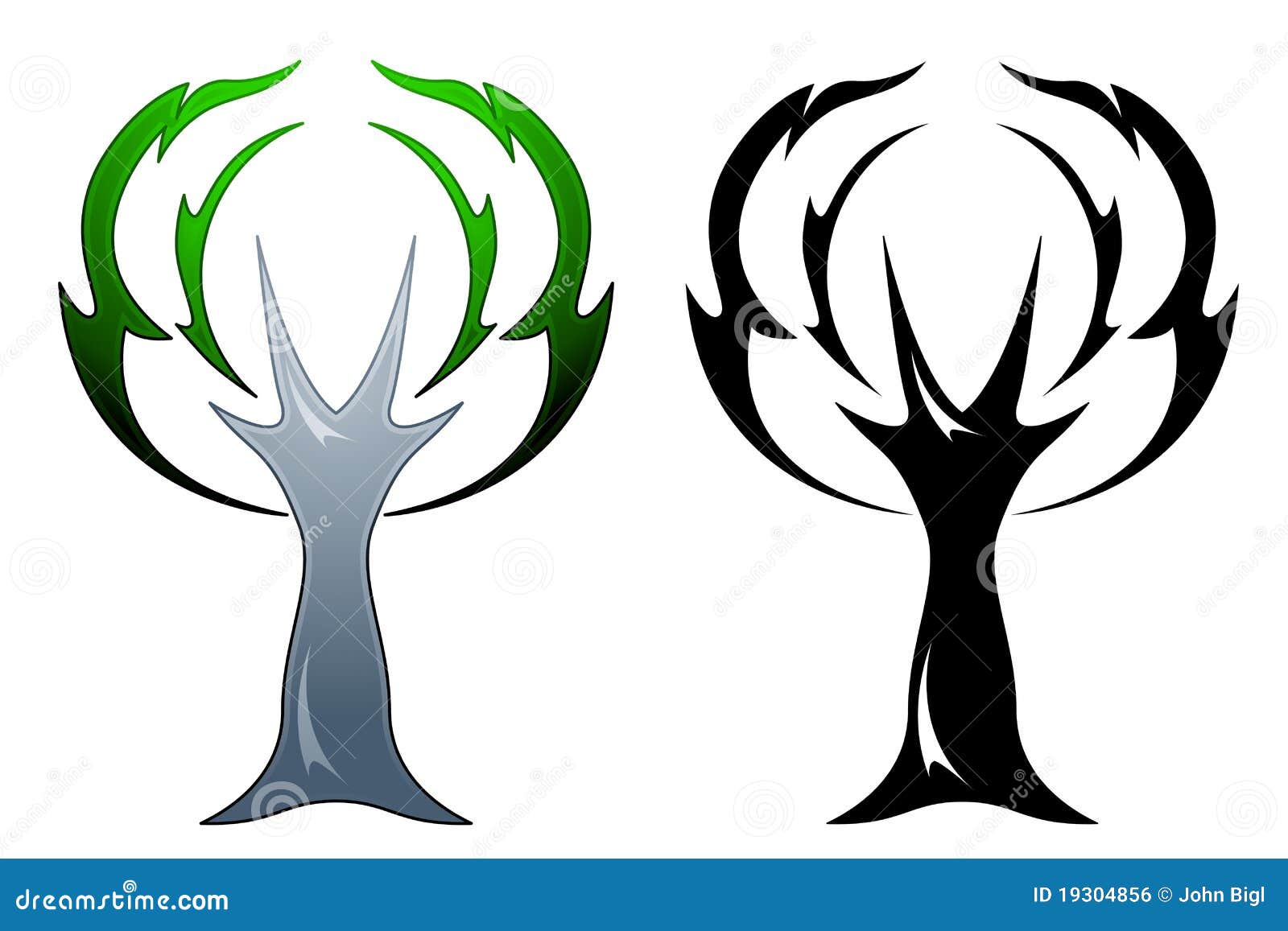 Oak Tree Tattoo Stock Illustrations 882 Oak Tree Tattoo Stock