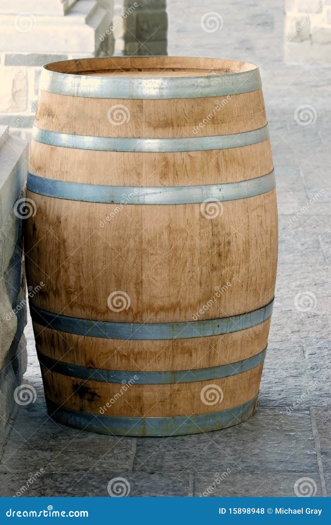 Oak wine barrel stock photo. Image of making, winery 15898948