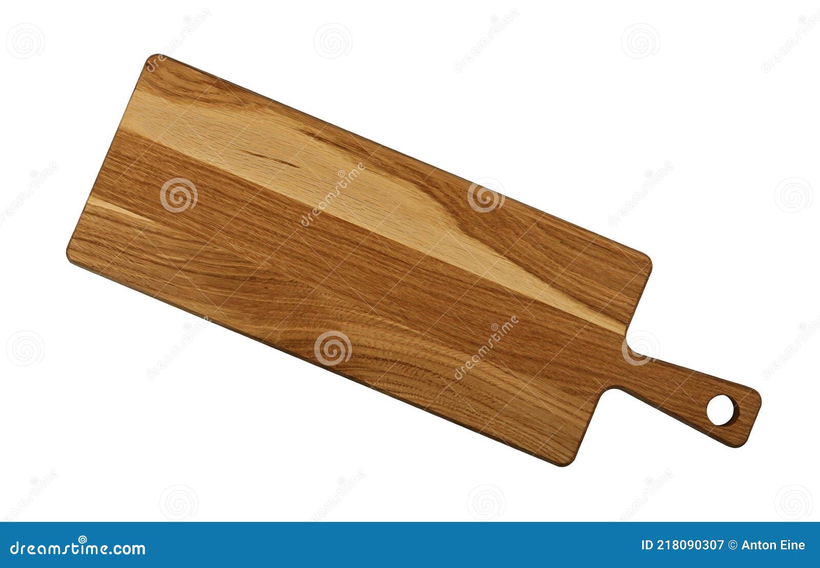 Oak Wood Cutting Board Isolated on White Stock Image Image of closeup