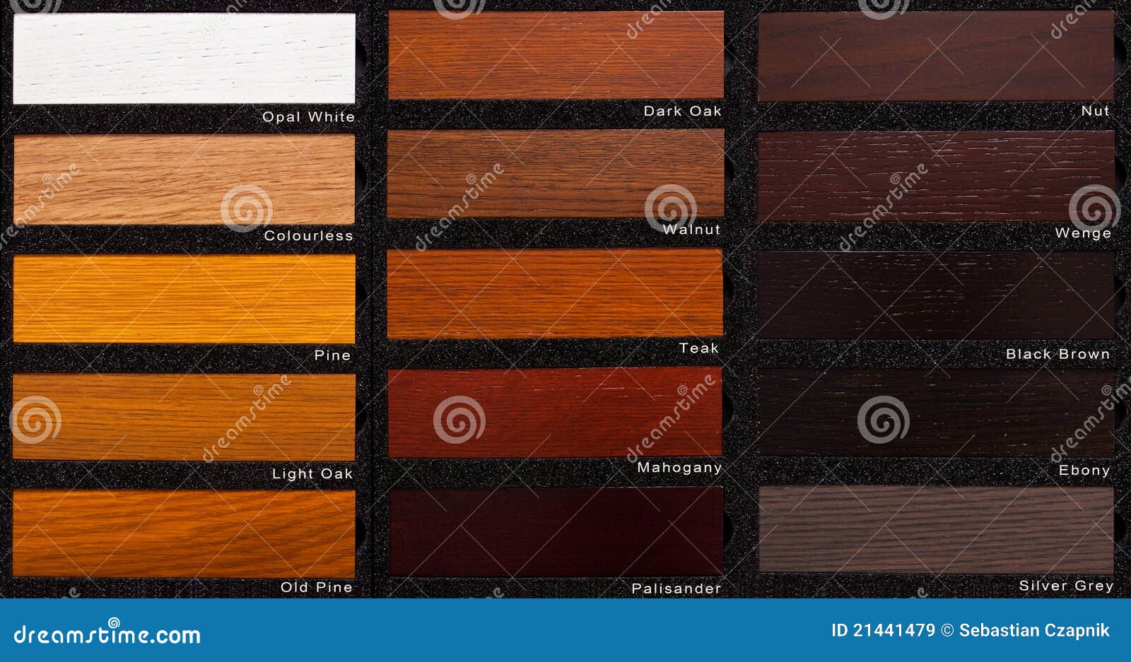 Oak Wood Samples Royalty Free Stock Images - Image: 21441479